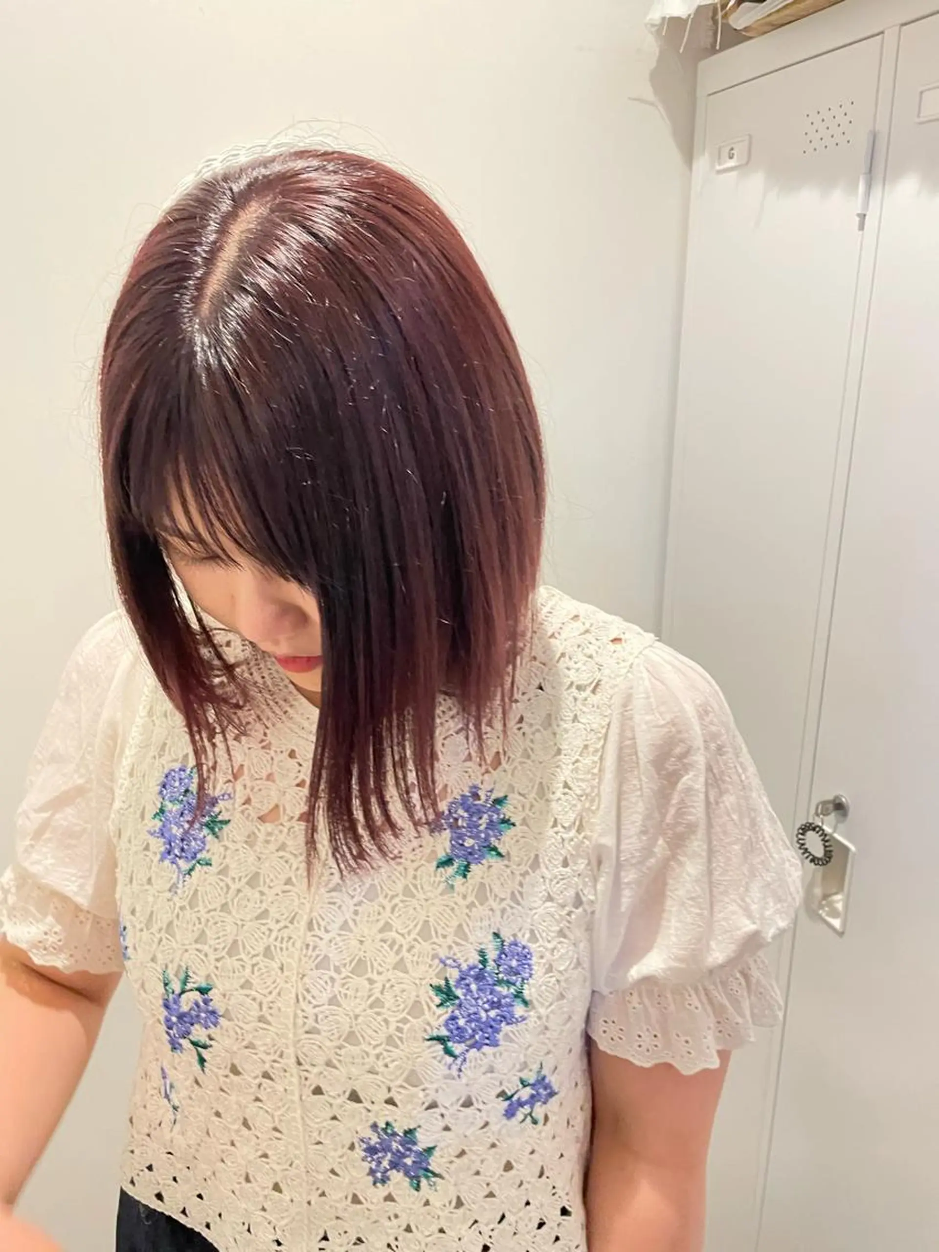 カラー ブリーチ ラベンダーカラー ピンクカラー ピンクラベンダー ヘアカラー loty hair design所属・Juri メンズカット募集のヘアスタイル