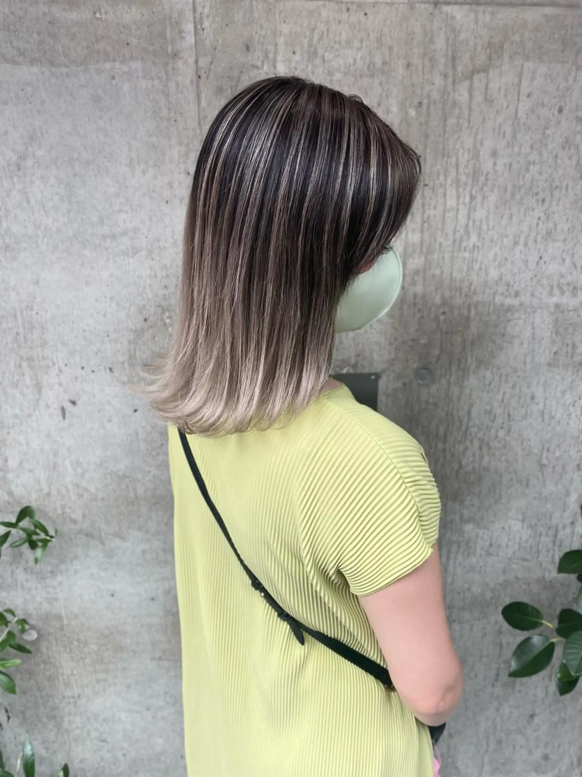 セミロング カラー バレイヤージュ レイヤーカット ヘアカラー トリートメント 🌈透明感カラー ✨松田龍也🌈のヘアスタイル