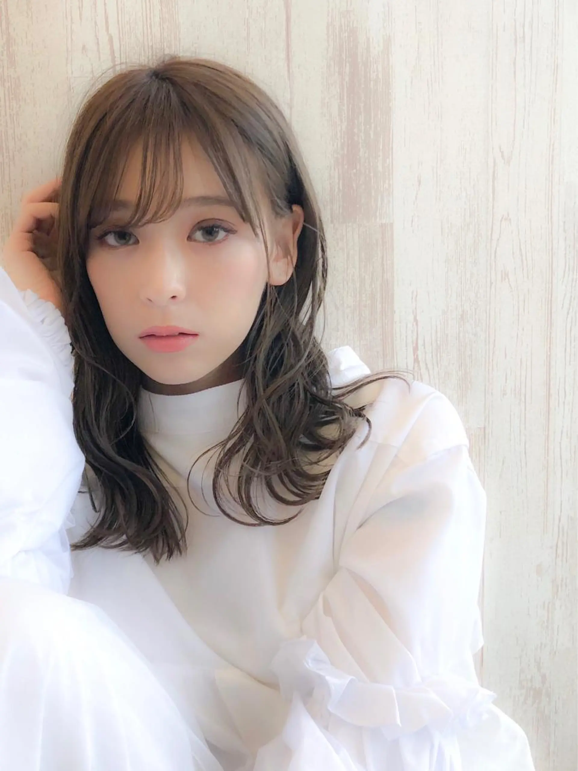 ロング カラー カット ヘアカラー トリートメント 河合秀明/ハイライト /インナーカラーのヘアスタイル