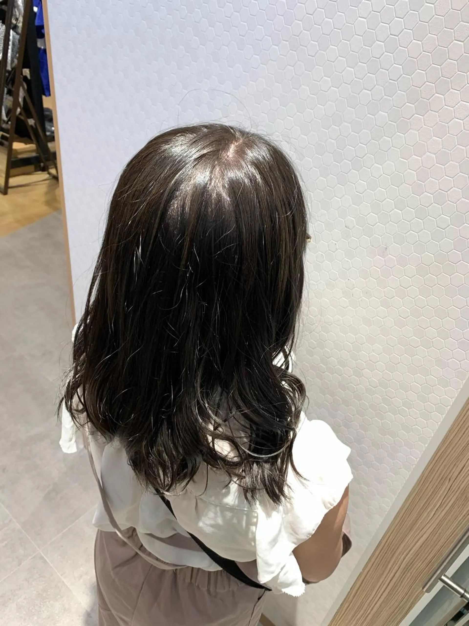 セミロング カラー 大橋 一智のヘアスタイル