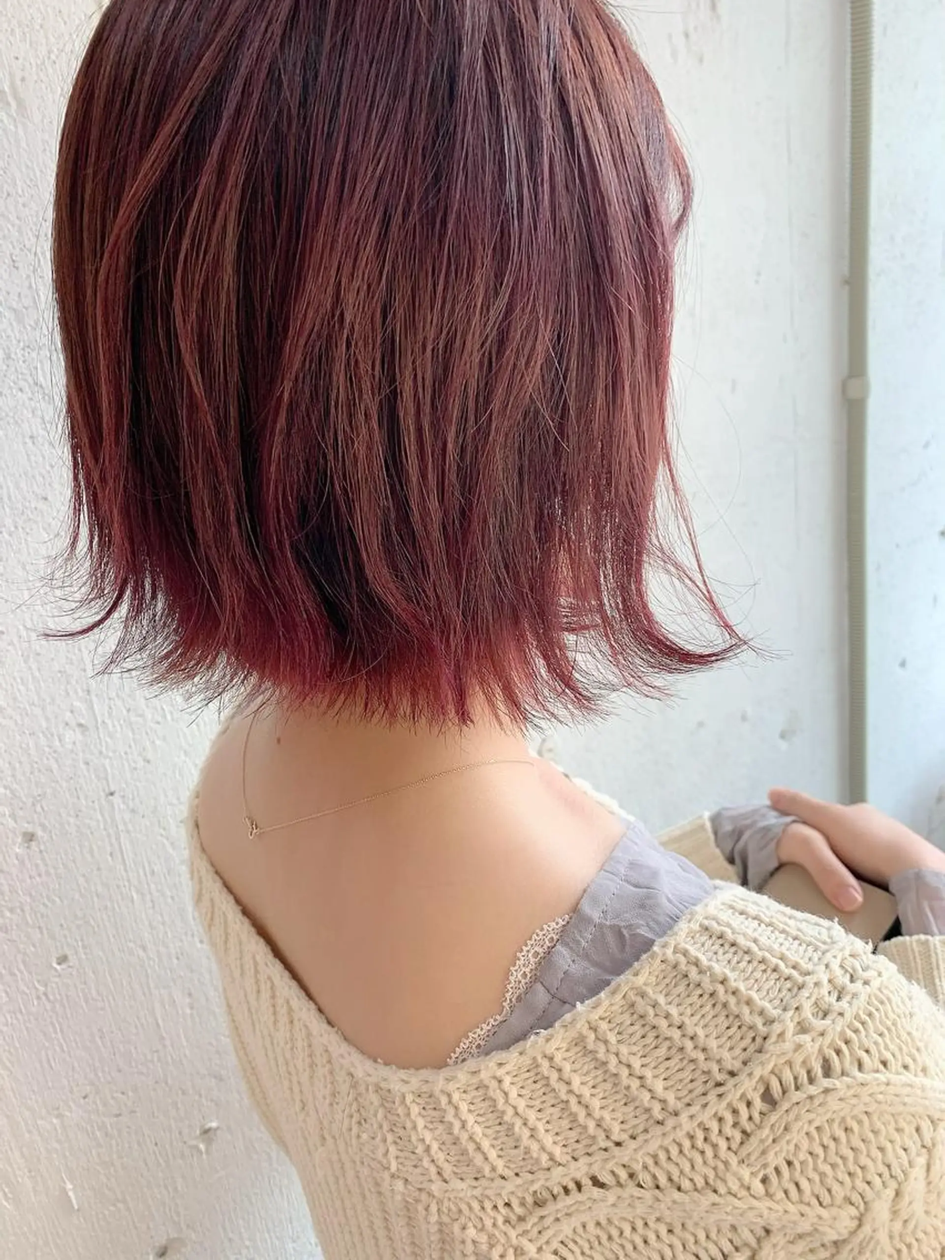 ミディアム カラー カット ヘアカラー トリートメント 💛丁寧さNo.🥇 🧸片山智裕💛のヘアスタイル