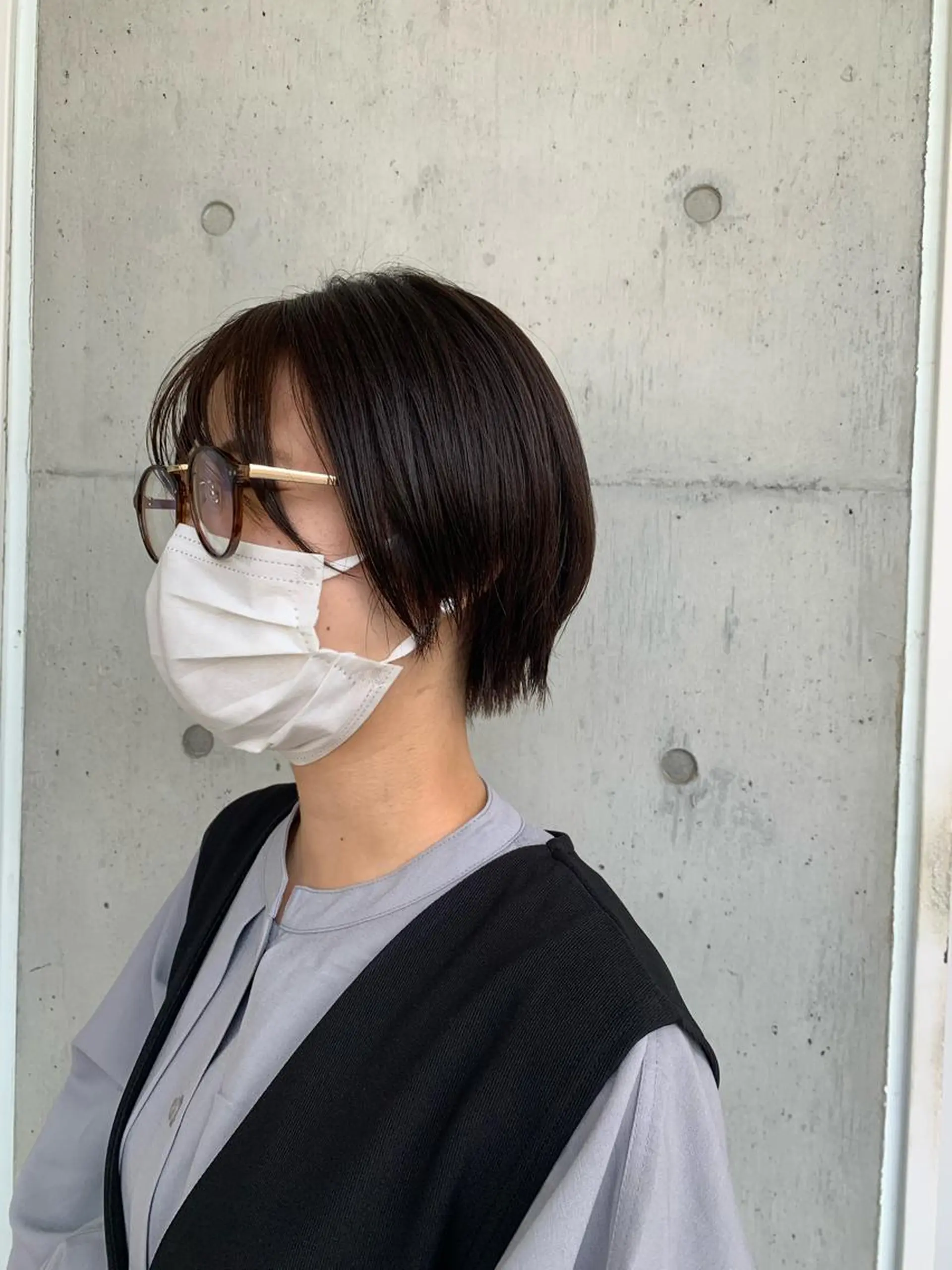 ショート カラー ショートヘア カット ヘアカラー トリートメント カネコ ユカリのヘアスタイル