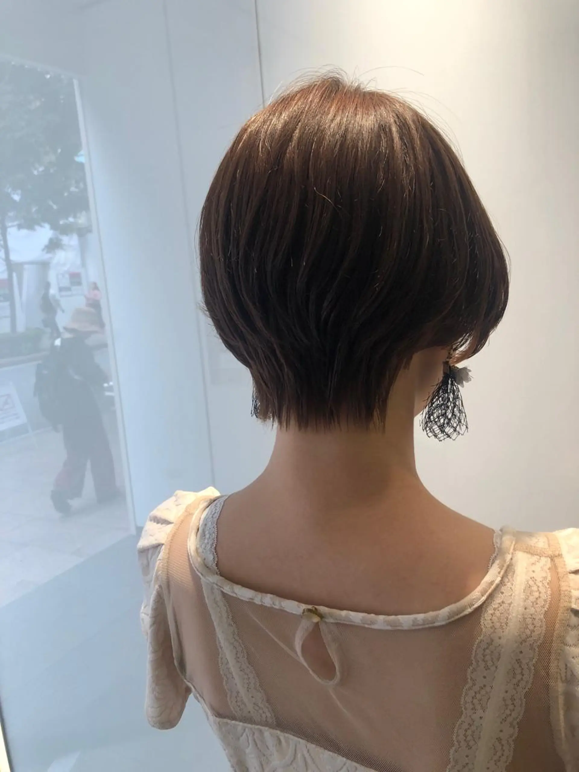 ショート ショートボブ ボブ ショートヘア 佐々木 シホミのヘアスタイル
