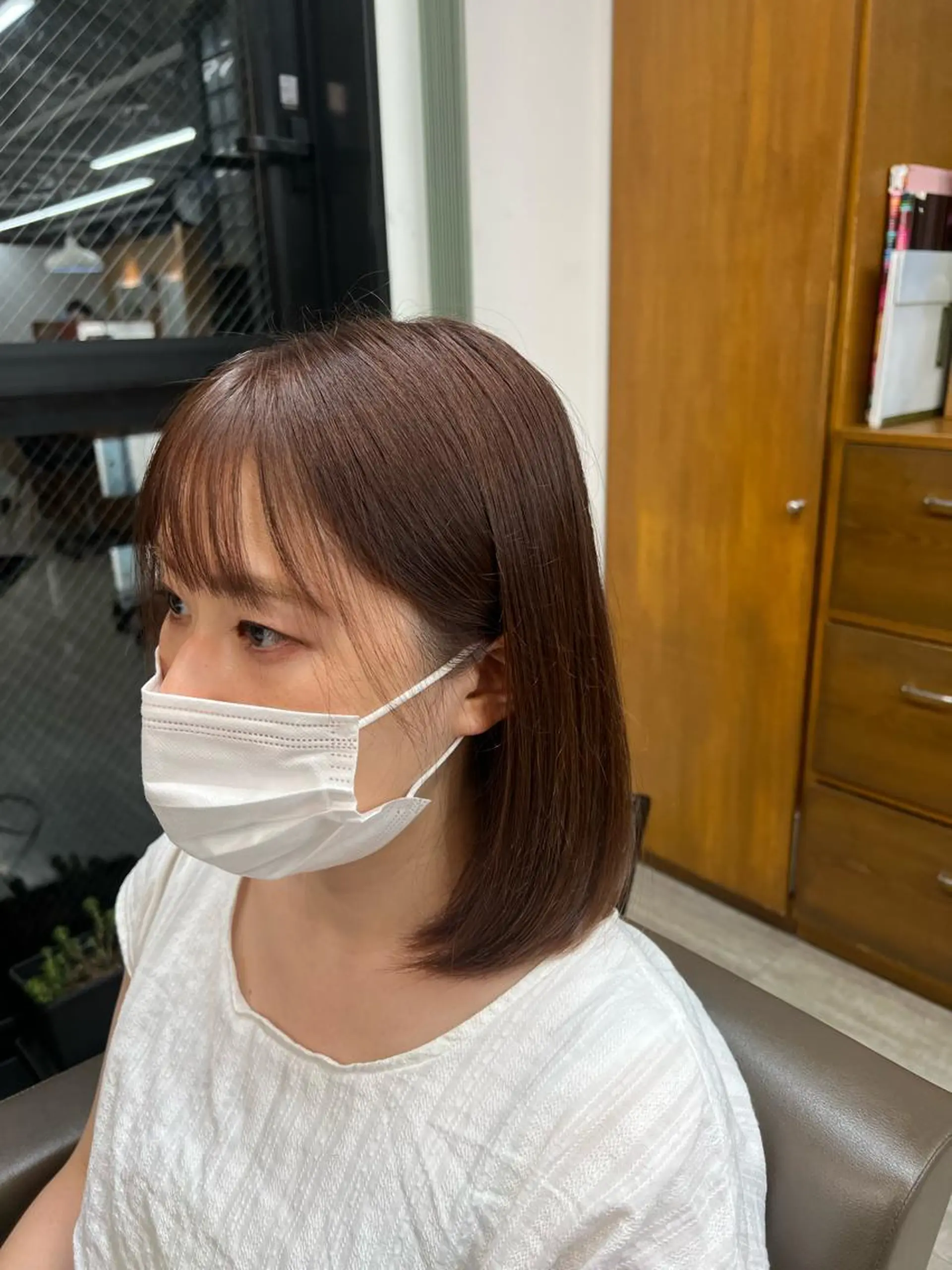 ミディアム カラー 透明感カラー/ イルミナカラーヒロキのヘアスタイル