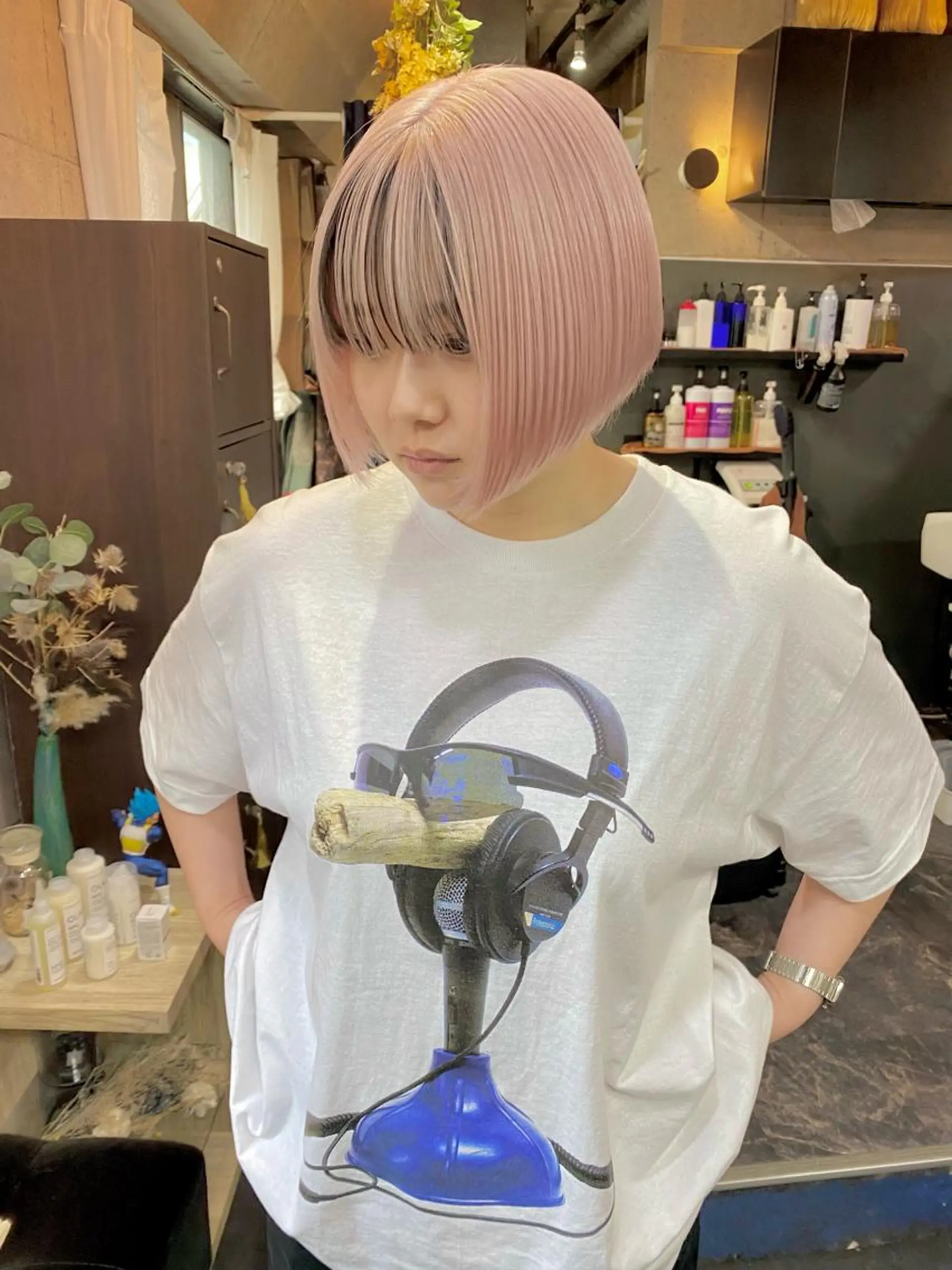 ショート カラー ヘアカラー トリートメント MORROW所属・⭕️ダメージレス特化 髪質改善🥇丸山憲人のヘアスタイル