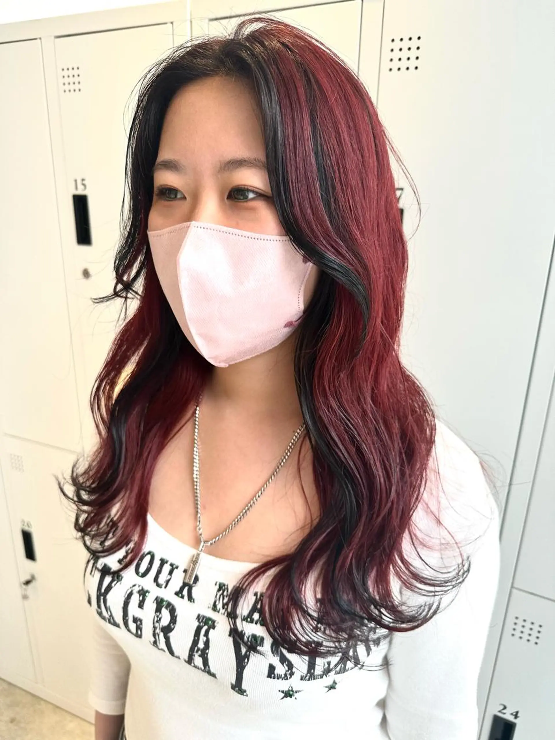 ロング カラー カット ヘアカラー トリートメント デザインカラー/パー マ🦖外岡咲希🦖のヘアスタイル