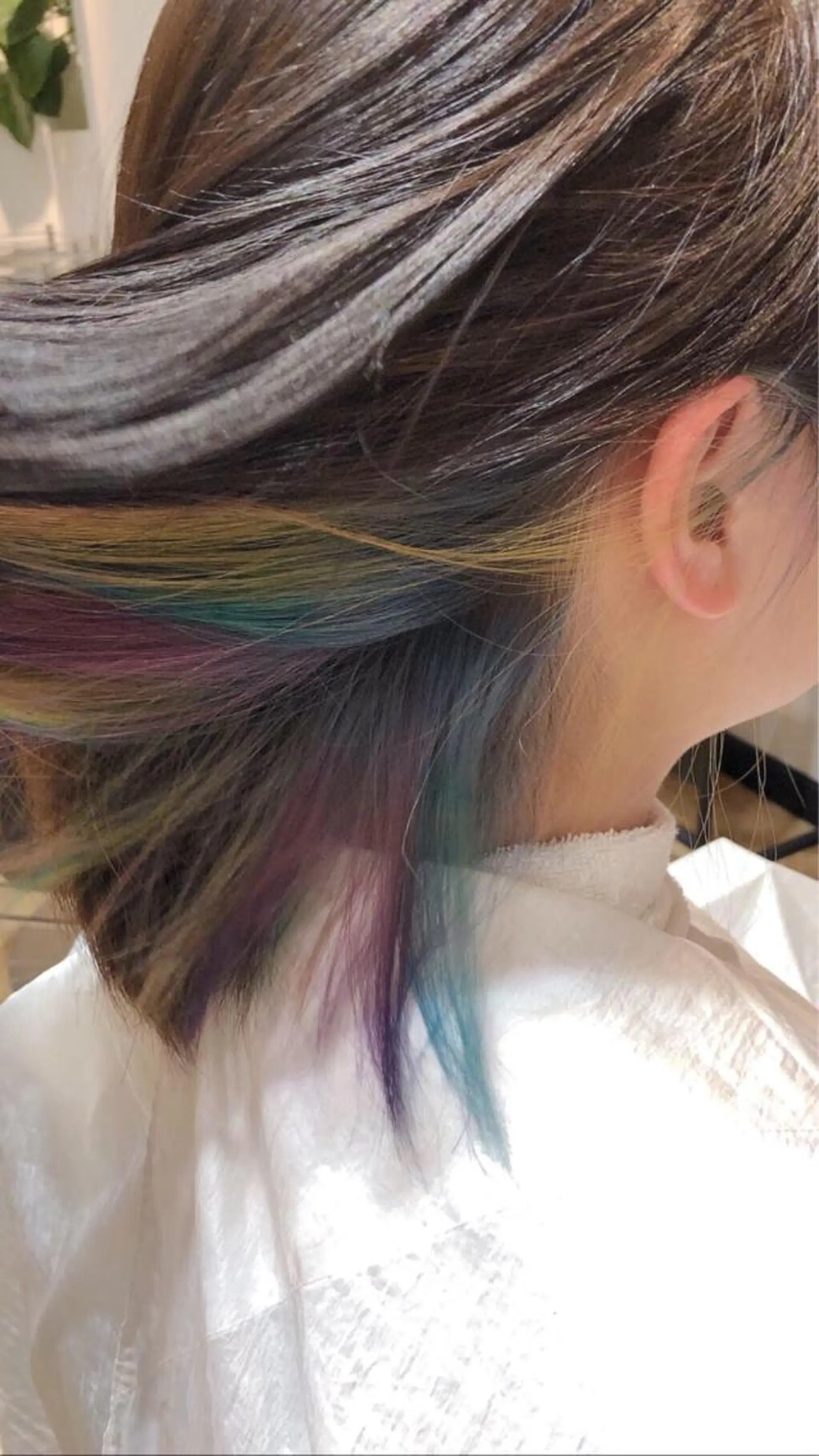 ミディアム イエローカラー カット ヘアカラー トリートメント デザインカラー/ ブリーチ/稲若健太郎のヘアスタイル