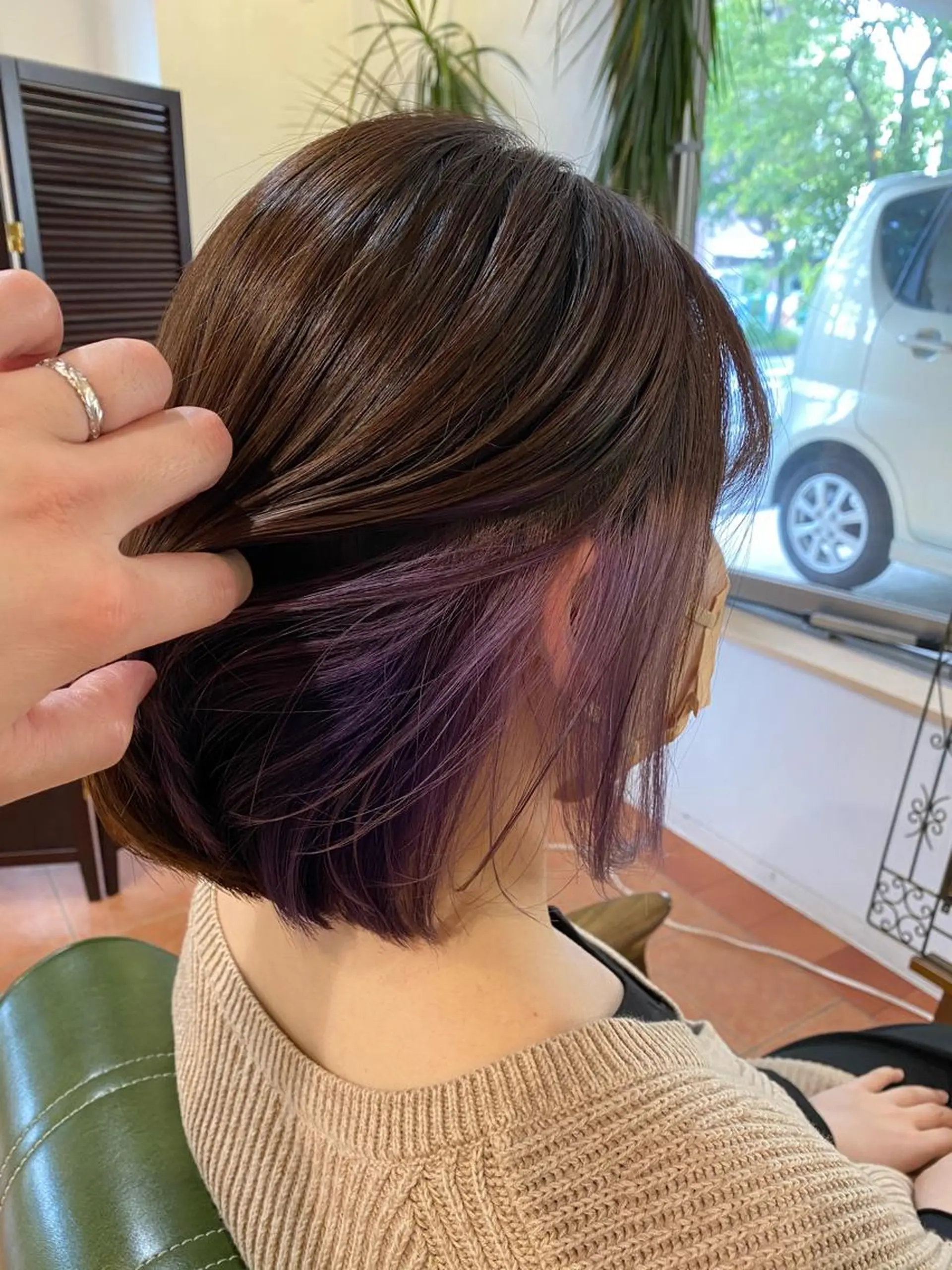 ショート カラー ヘアカラー トリートメント 石井 佑樹のヘアスタイル