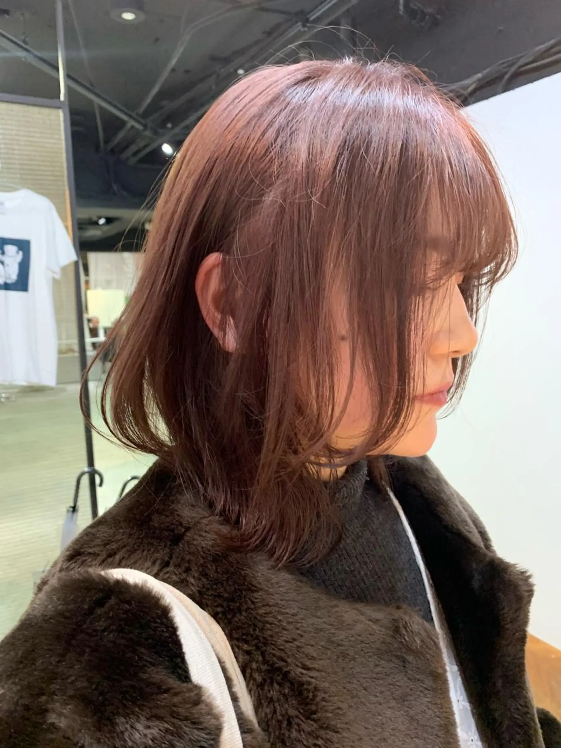 ミディアム カラー カット ヘアカラー トリートメント ヘアセット 🍃柔らかヘアー田中 瑞希🍃のヘアスタイル