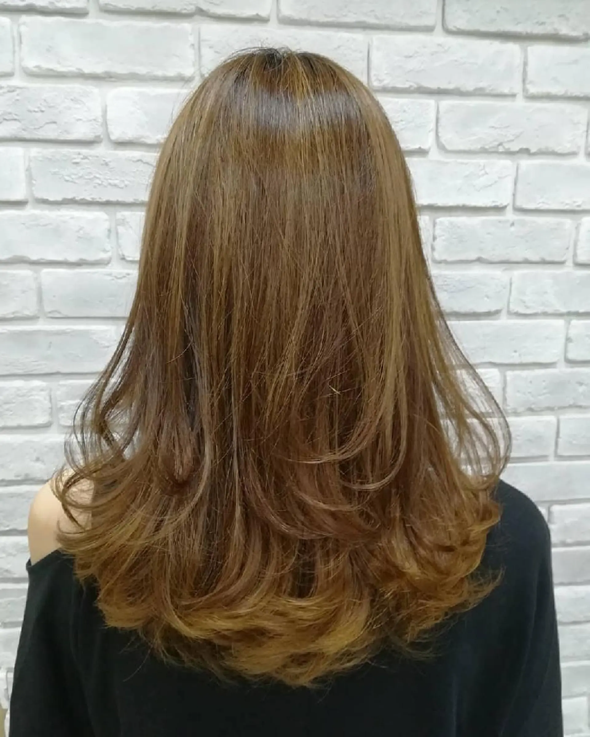 セミロング カラー ヘアカラー トリートメント 井谷 圭吾【天理】のヘアスタイル