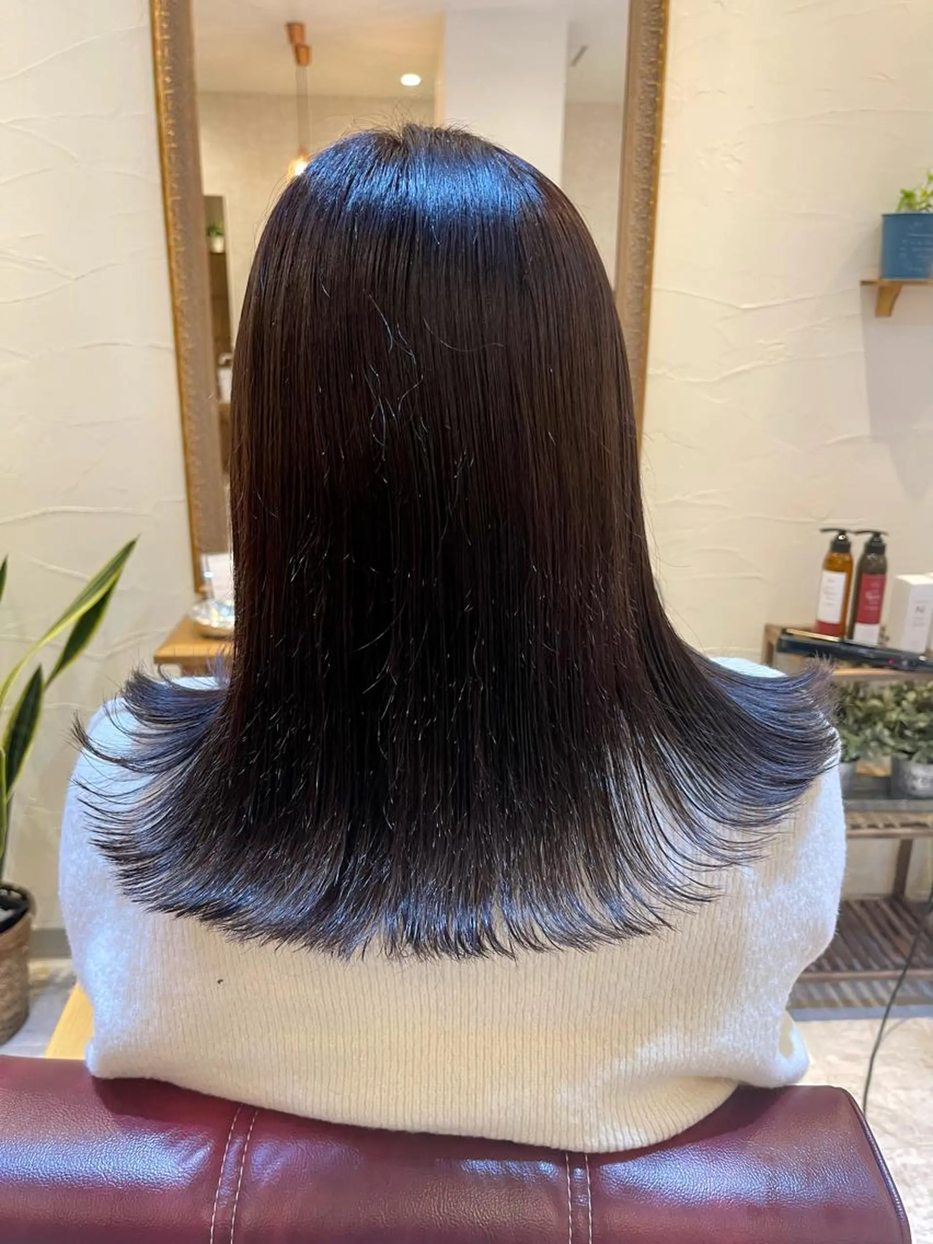 セミロング カット ヘアカラー トリートメント 🍭透明感カラー 志賀拓海🍬🌈のヘアスタイル