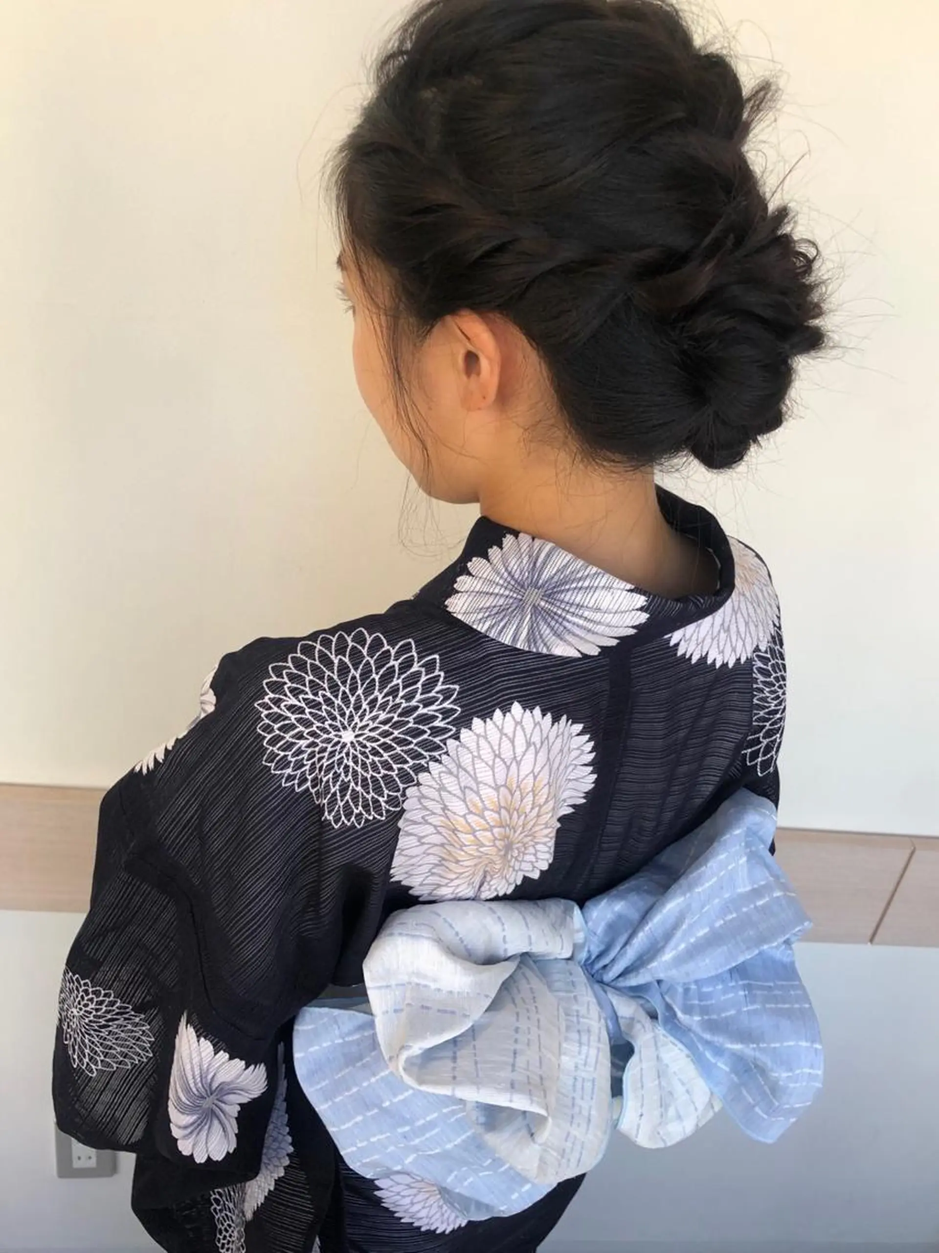 セミロング ヘアアレンジ 着付け シールエクステ/ 髪質改善💐yuuのヘアスタイル