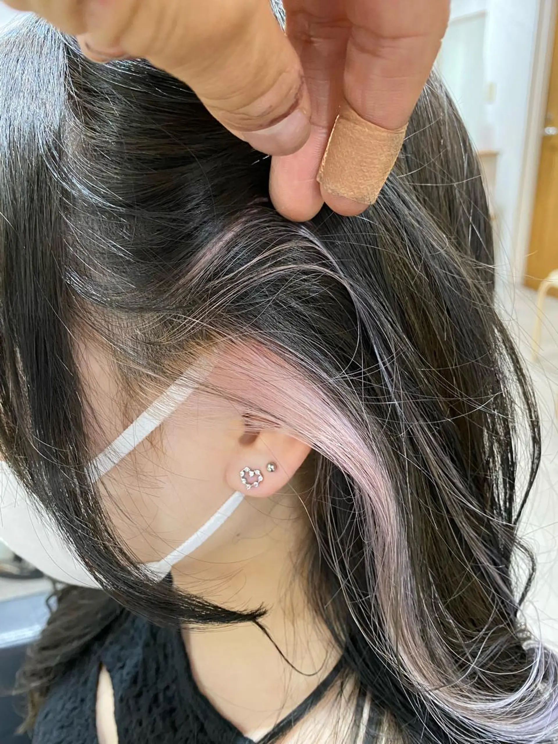 セミロング カラー 銀座⚜️【脱白髪染め 美髪矯正】トグチのヘアスタイル