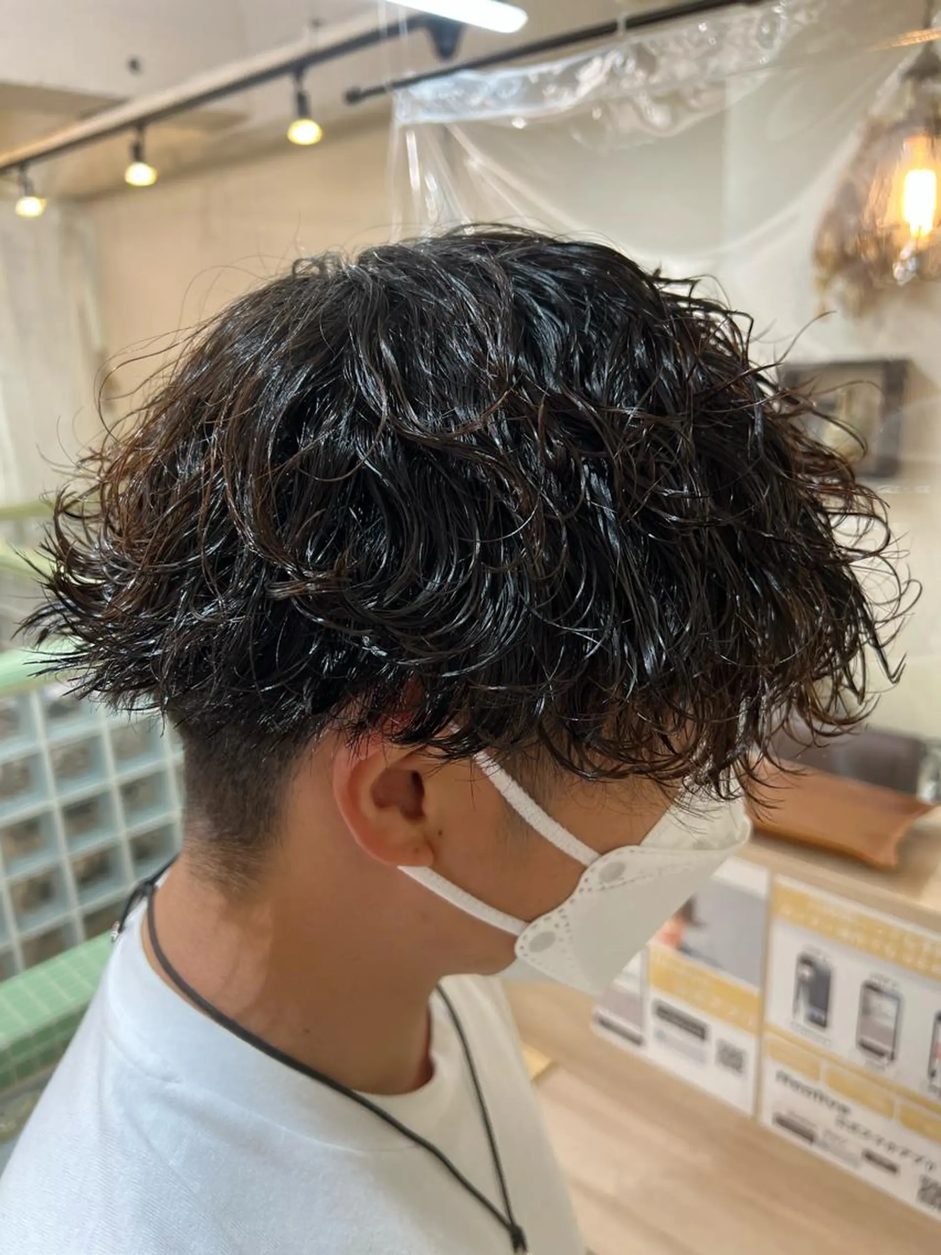 ショート パーマ メンズ 波巻きパーマ カット パーマ メンズカットパーマ ✂️ JOYAのヘアスタイル