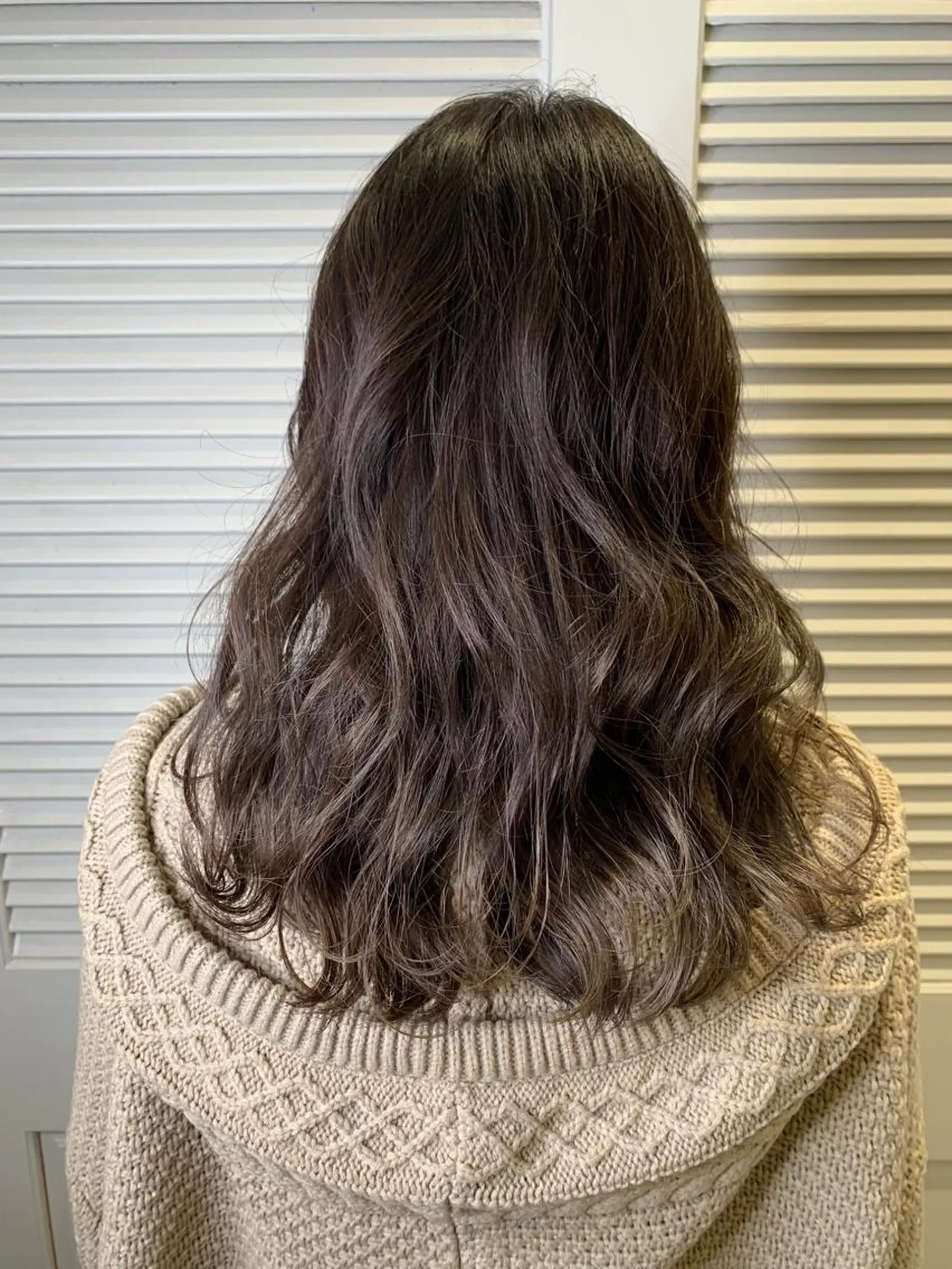 セミロング アッシュ ヘアカラー トリートメント 渋谷ハイトーン/ デザインカラー阿部のヘアスタイル