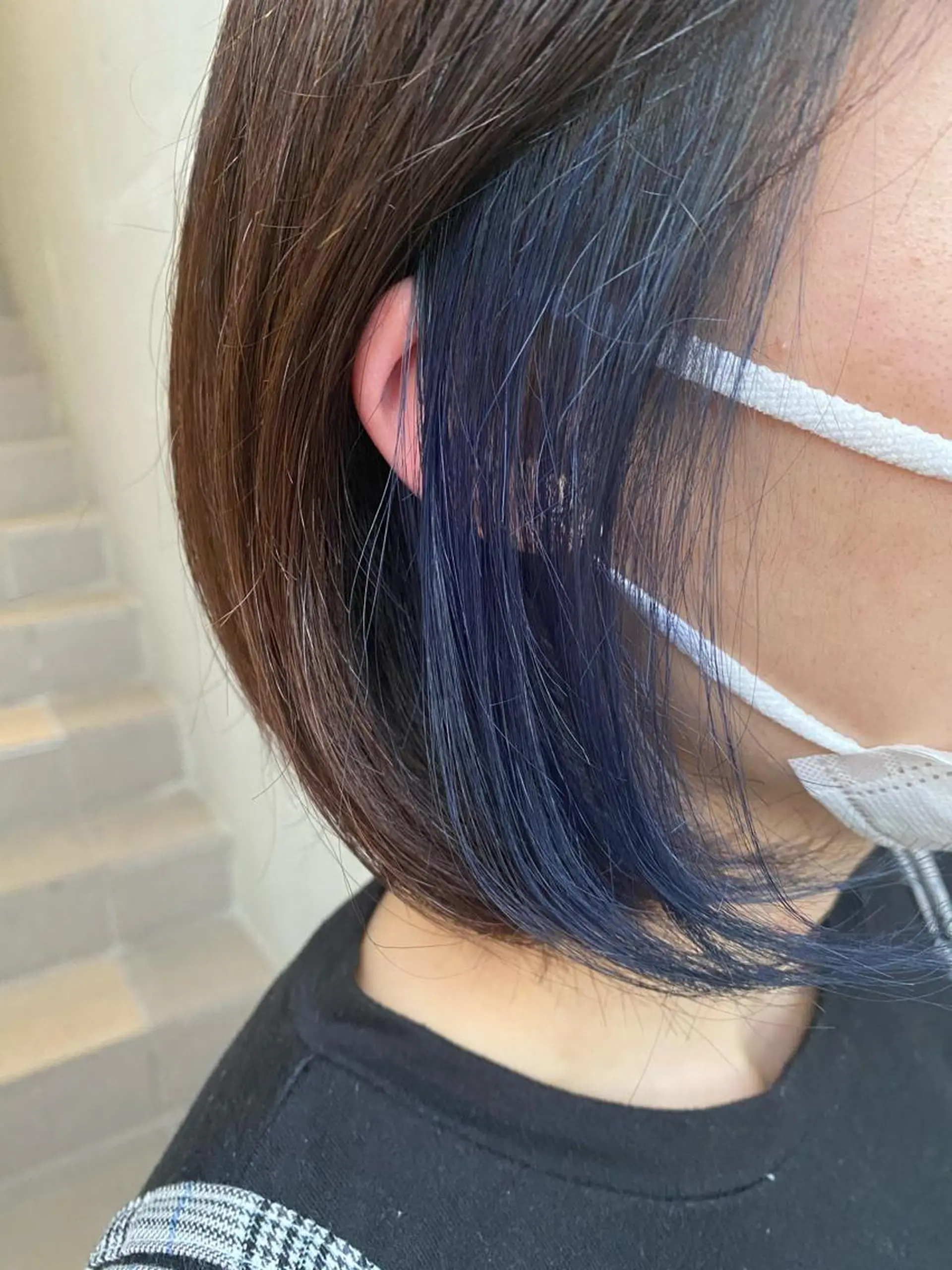 ショート カラー ヘアカラー エクステ／インナー カラー 礒野朱里のヘアスタイル