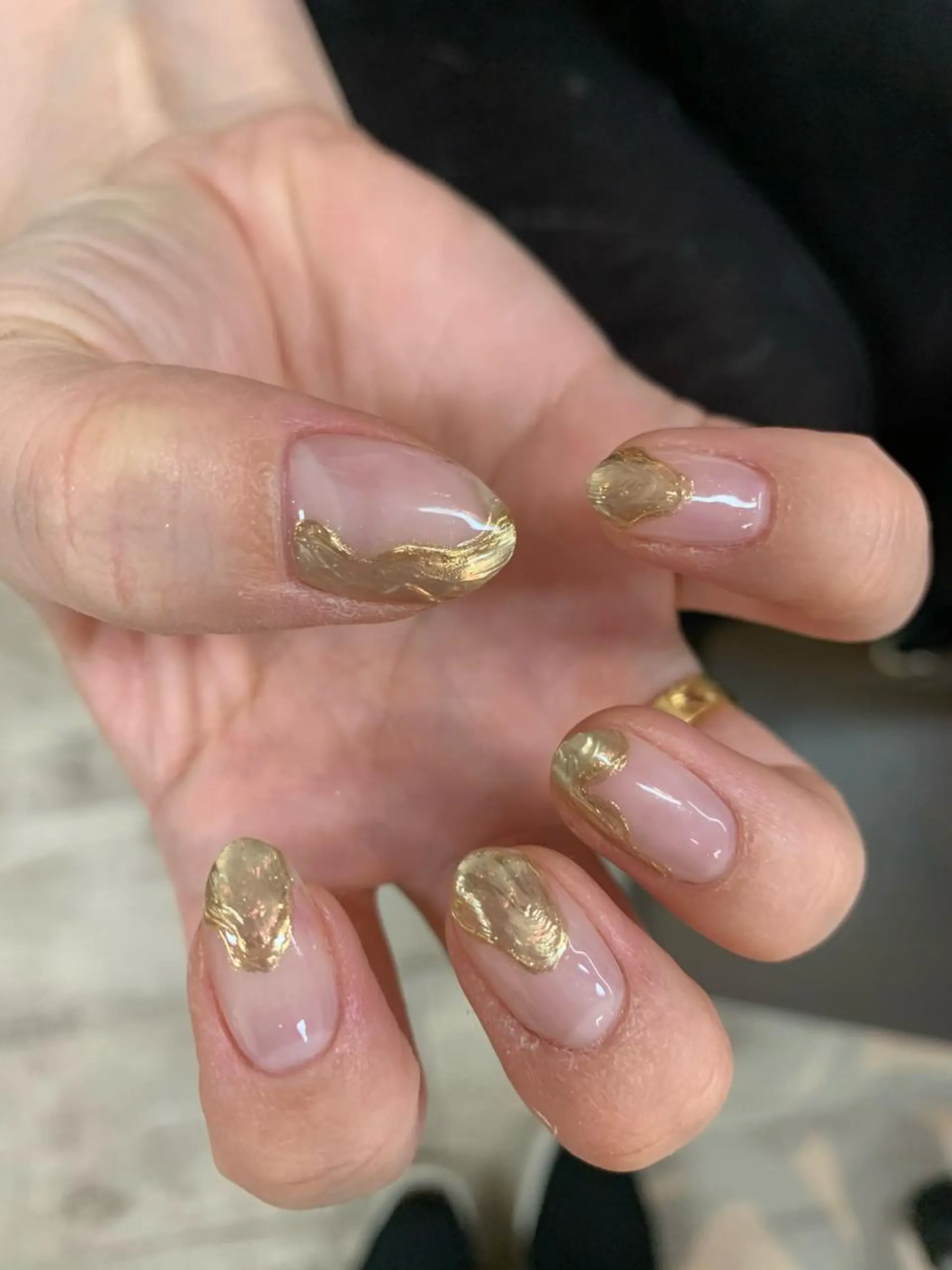 ネイル オーロラネイル ミラーネイル ky__.nail所属・k. yukinoのネイルデザイン