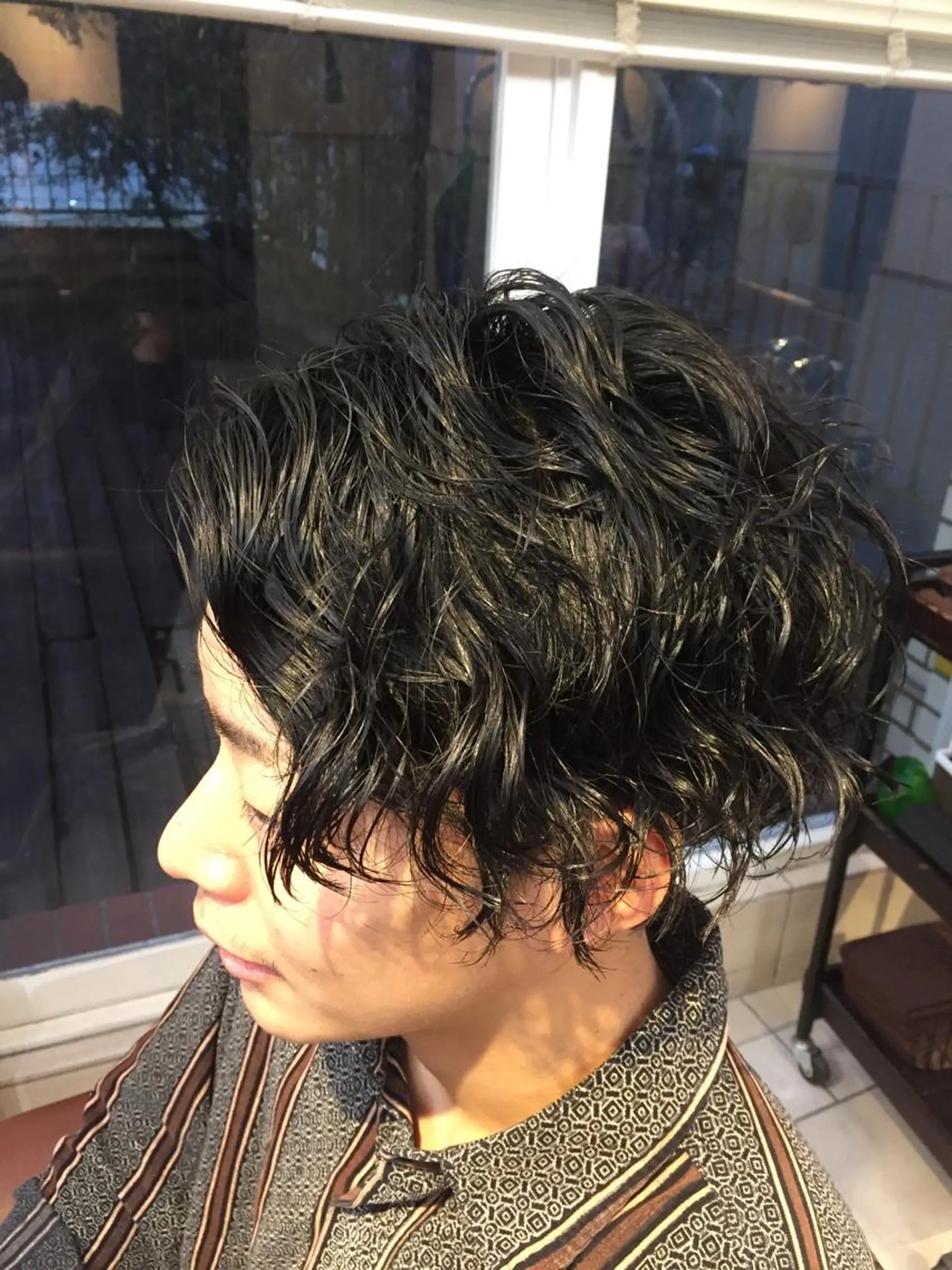 カラー パーマ ヘアアレンジ メンズ メンズパーマの巨匠 鈴木純のヘアスタイル