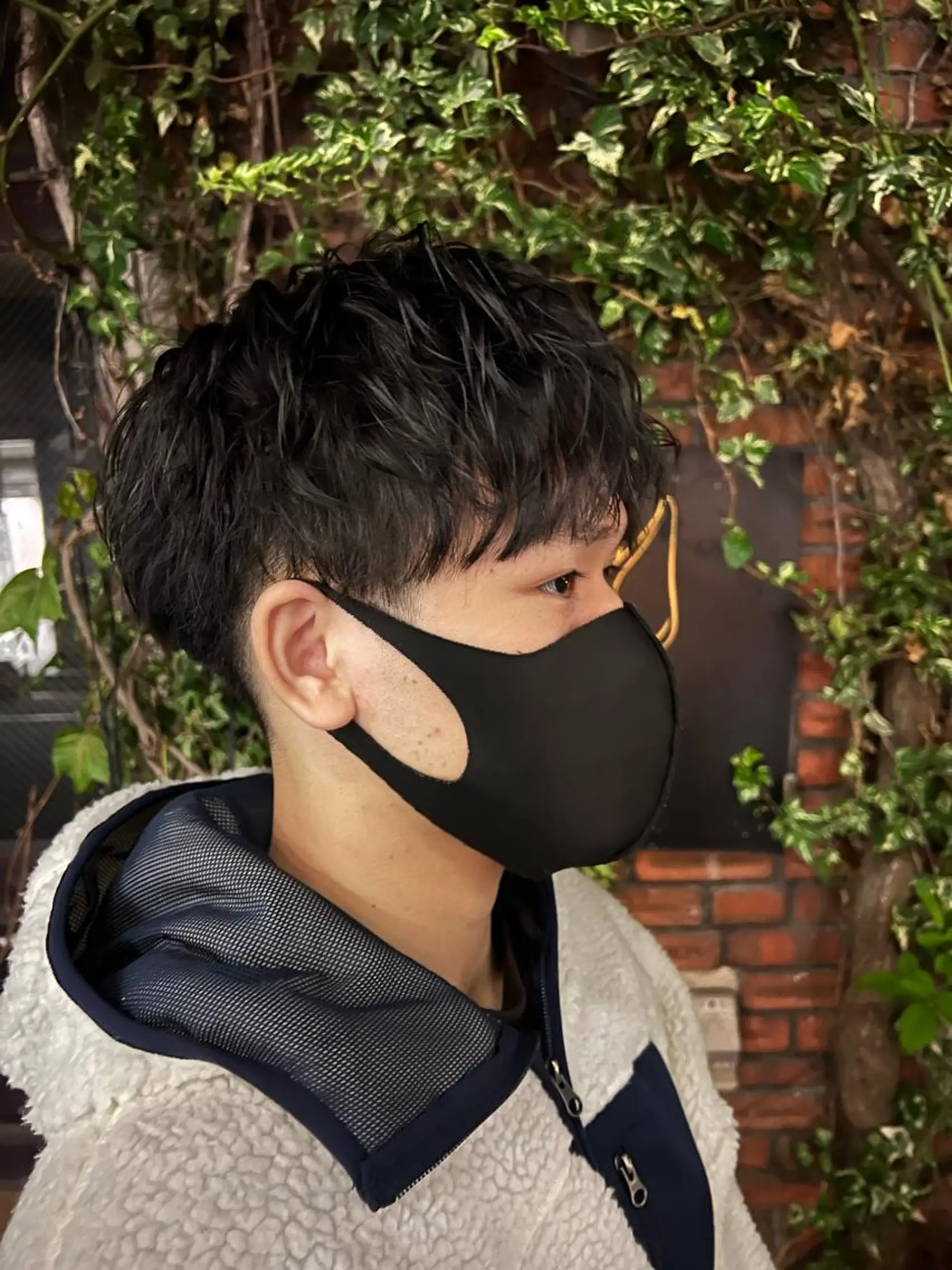 ヘアアレンジ メンズ マッシュ 刈り上げ カット FLOW所属・Shouei  のヘアスタイル