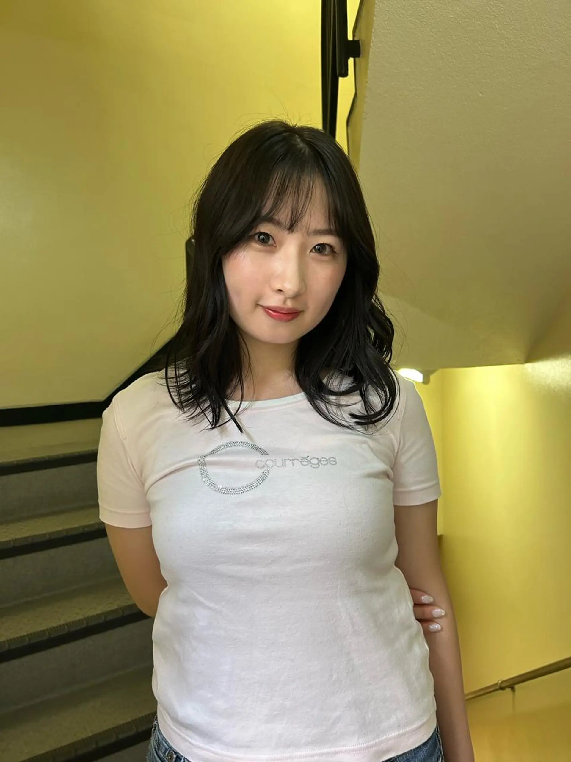 セミロング カラー ヘアアレンジ ☕️結【suii.】 ボブ/ヘアセット☕️のヘアスタイル