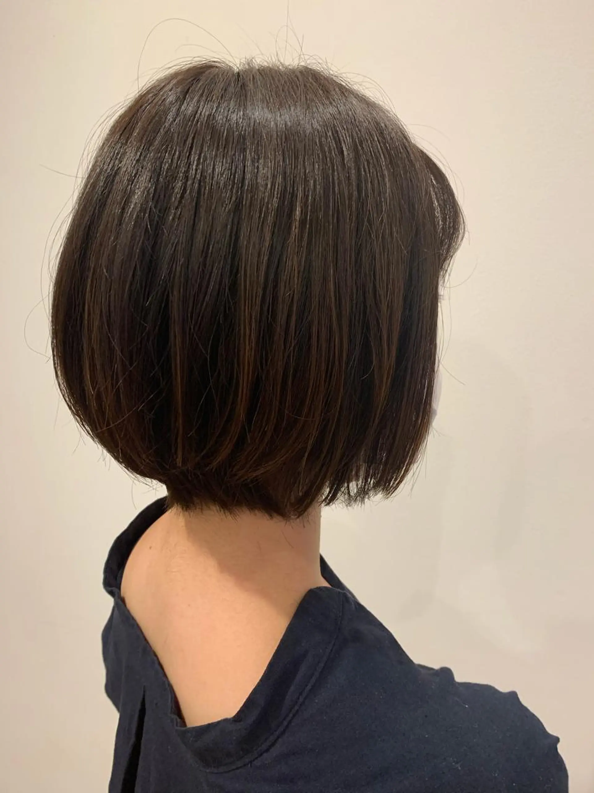 ショート ボブ カット トリートメント 多田 彩香のヘアスタイル