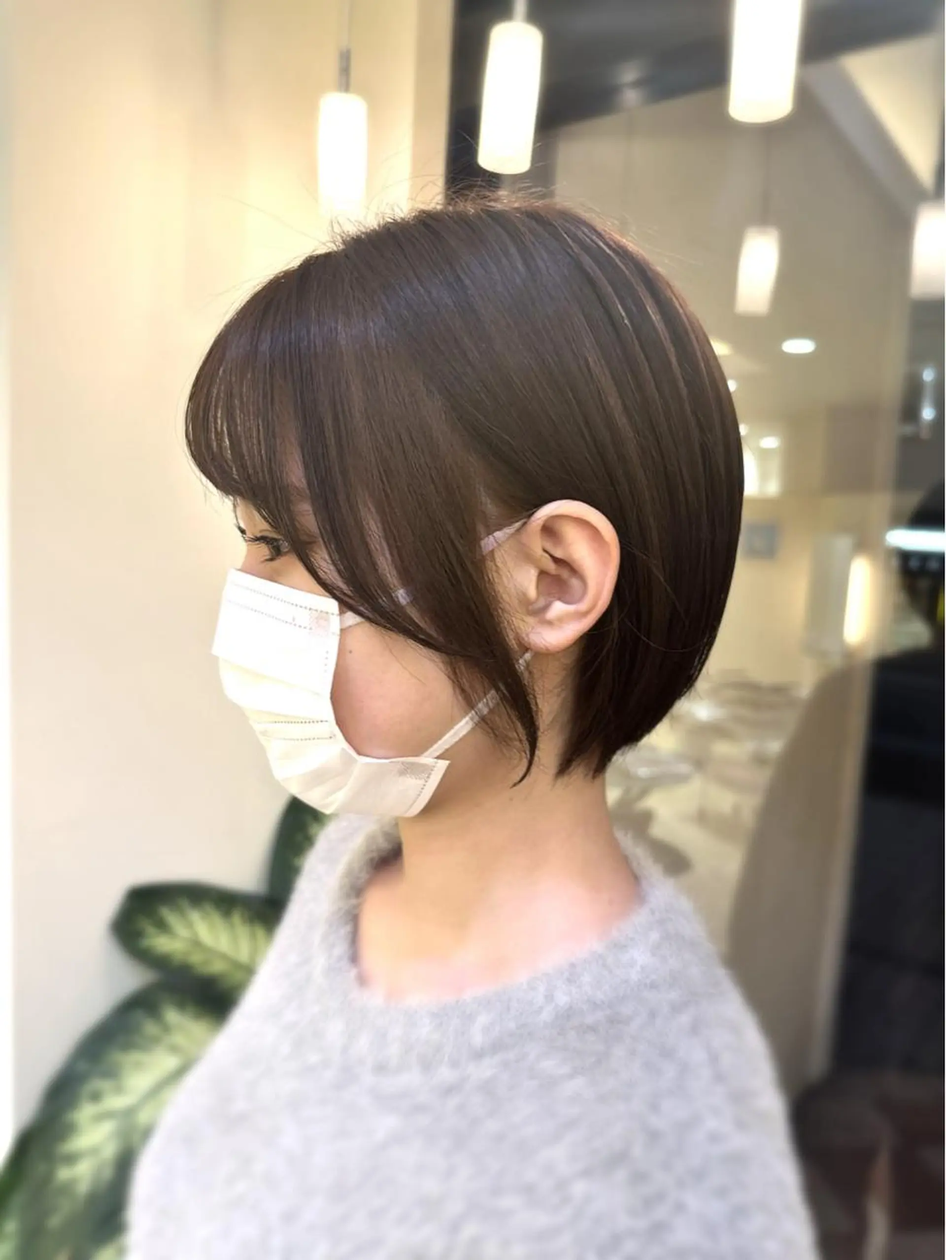 ショート カラー 丸みショート ショートヘア カット デザインレイヤー💗 木村実樹のヘアスタイル