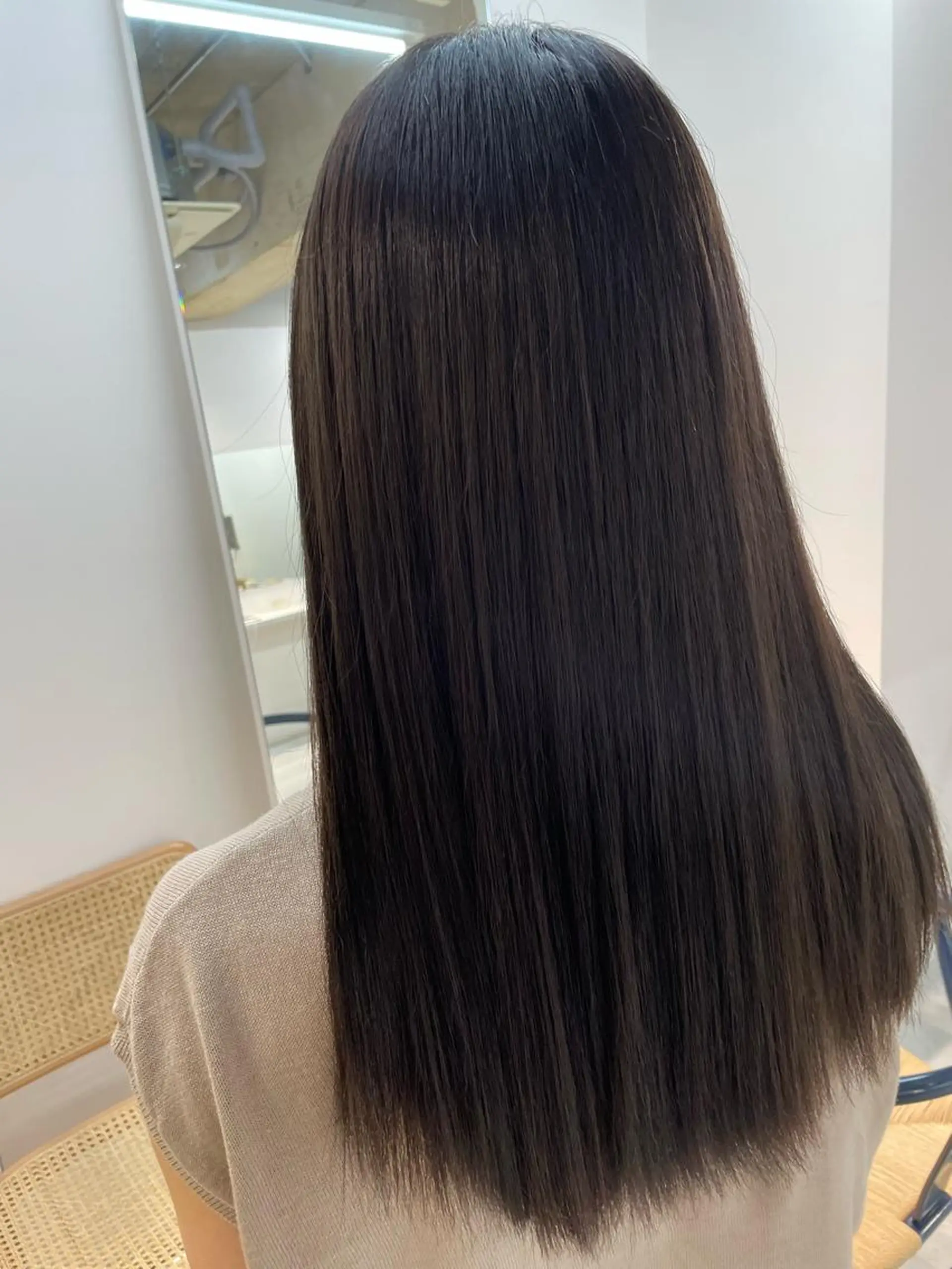 カラー グレージュ 縮毛矯正 fit/ madokaのヘアスタイル