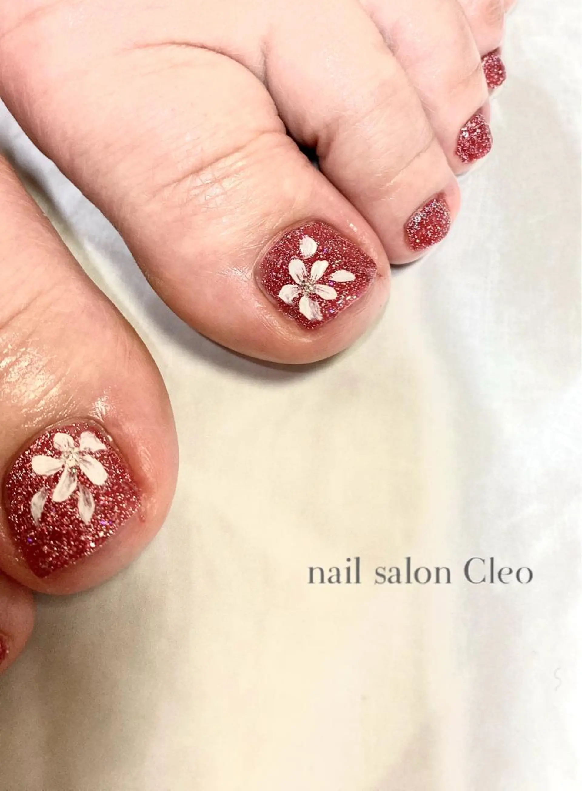ネイル アートネイル フラッシュネイル ワンカラーネイル Cleo クレオのネイルデザイン