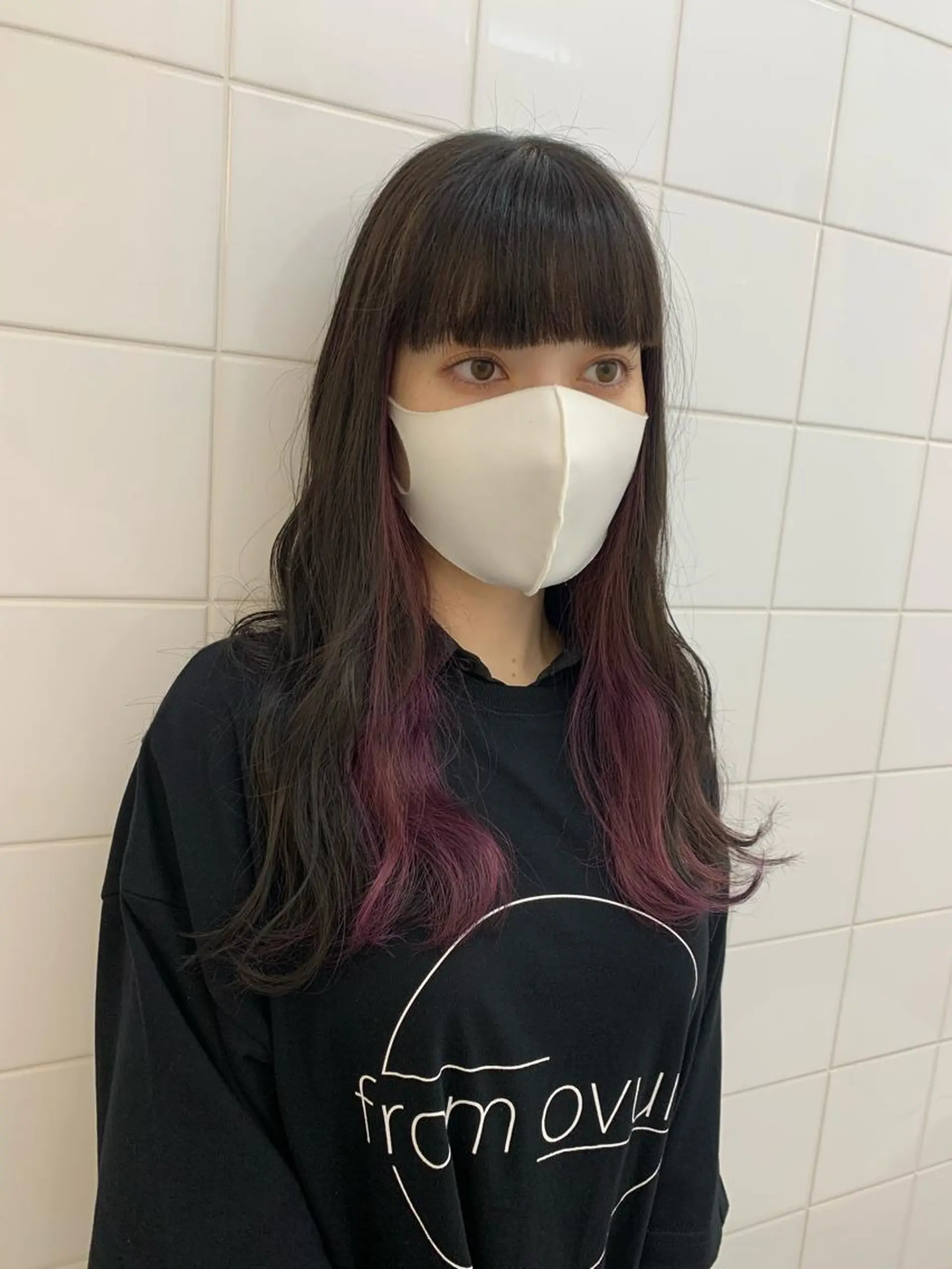 ロング カラー ヘアアレンジ カット ヘアカラー 🧨ブリーチー×ボブ レイヤー💎じゅえるのヘアスタイル