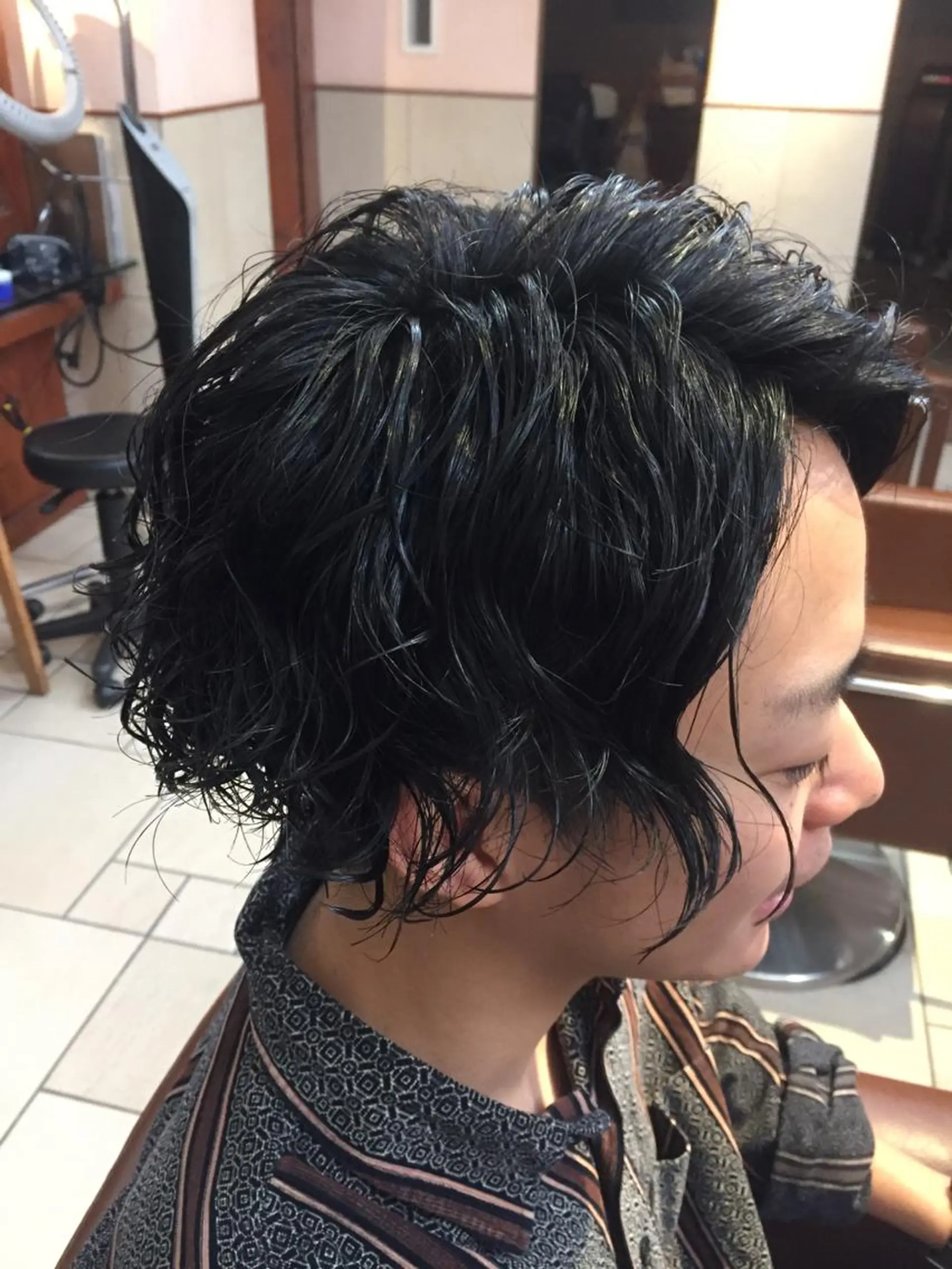 カラー パーマ ヘアアレンジ メンズ メンズパーマの巨匠 鈴木純のヘアスタイル