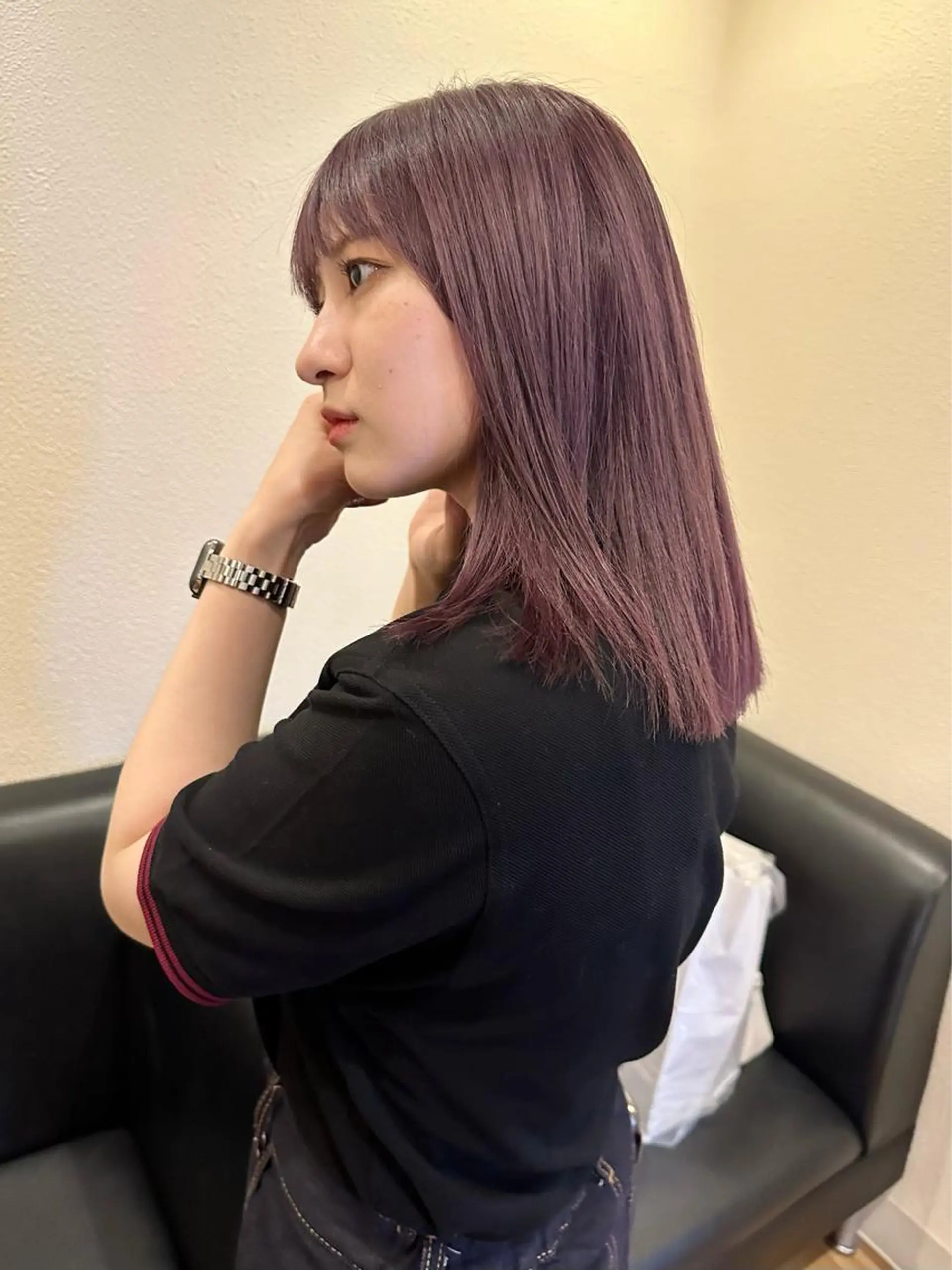 ミディアム カラー lelu所属・lelu / 佐々木のヘアスタイル