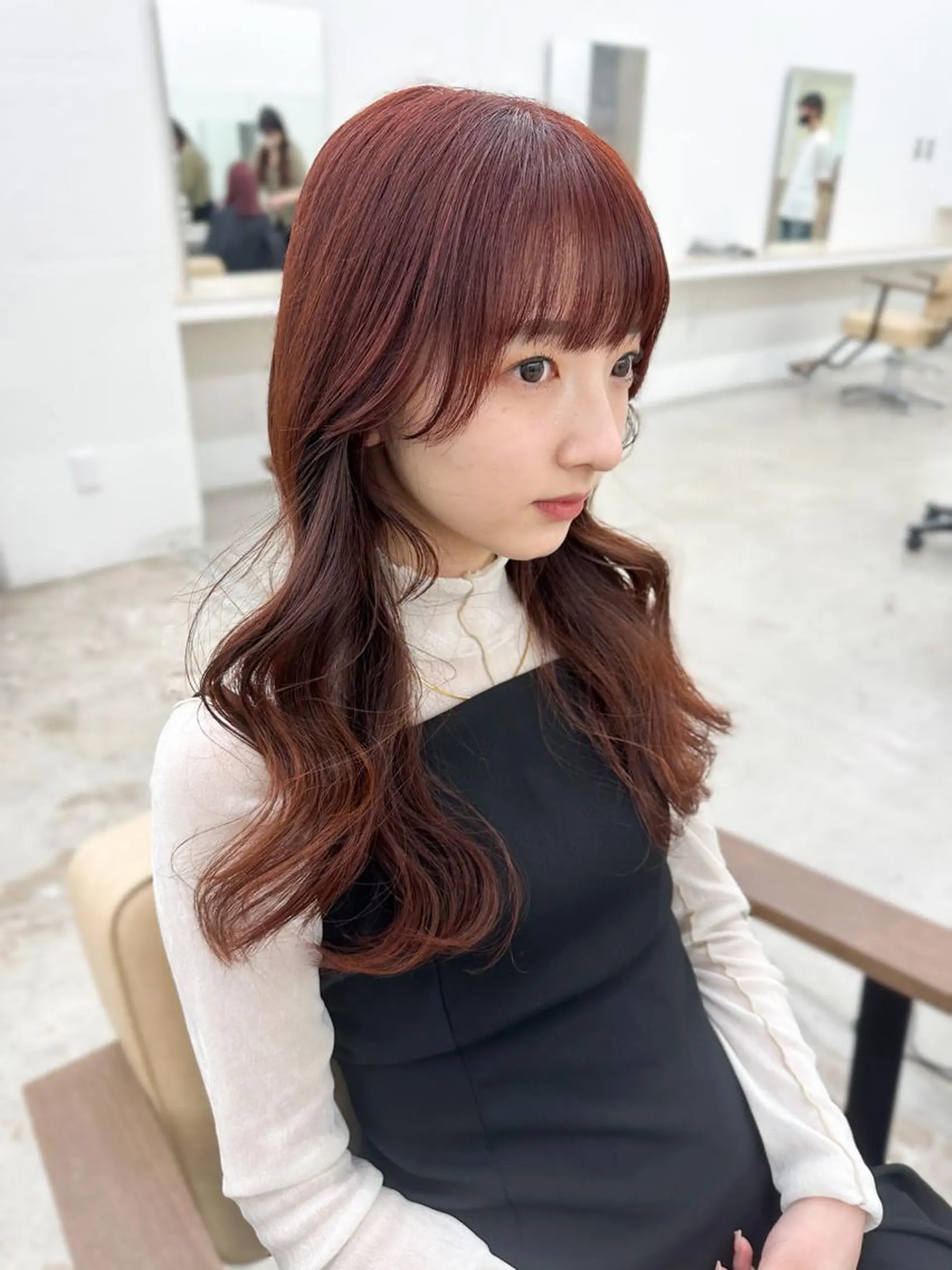 ロング カラー 🌼透明感艶カラー オリーブ🌼河村咲のヘアスタイル