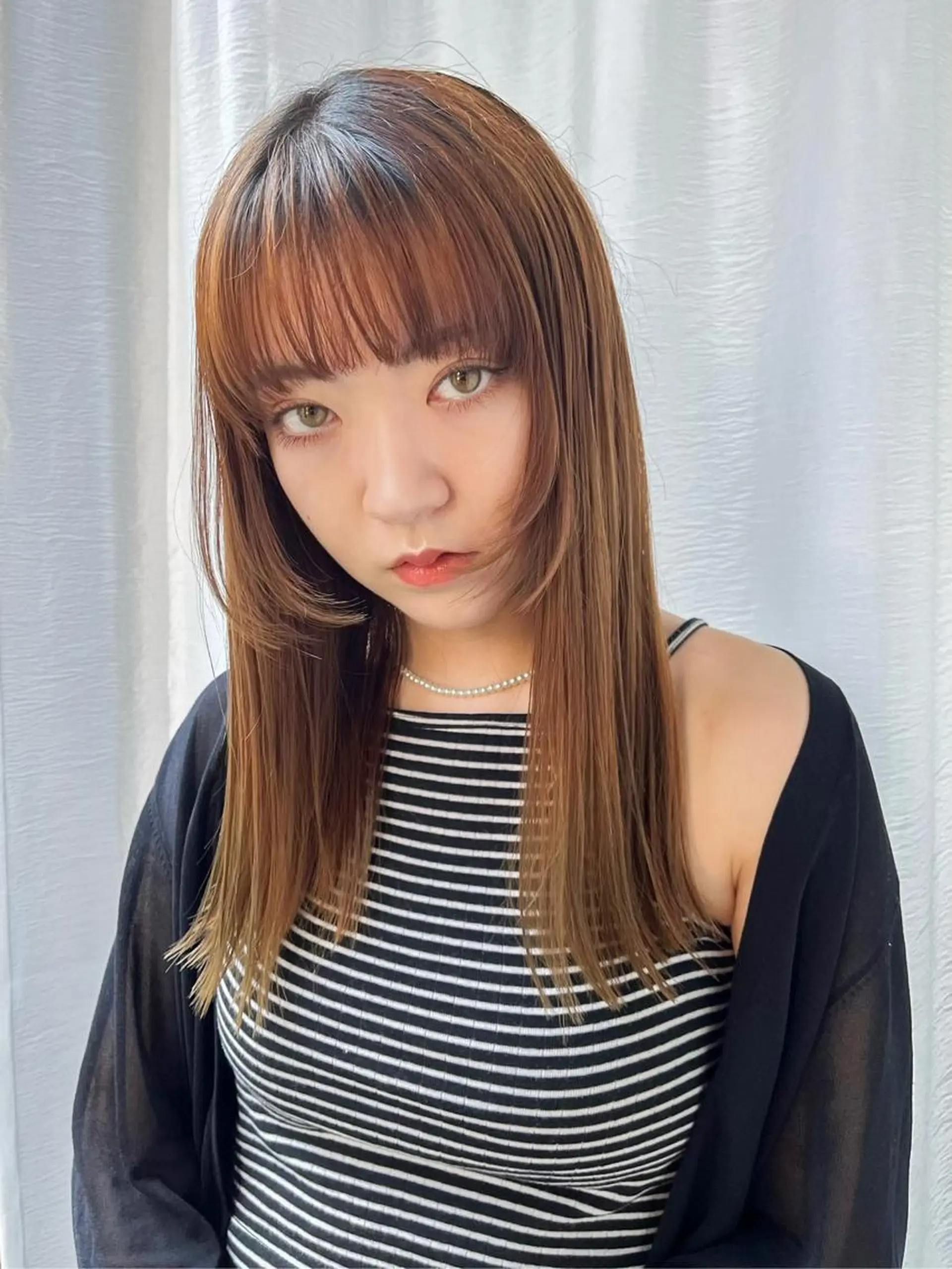 セミロング カラー レイヤー.ボブ/ アヤミのヘアスタイル