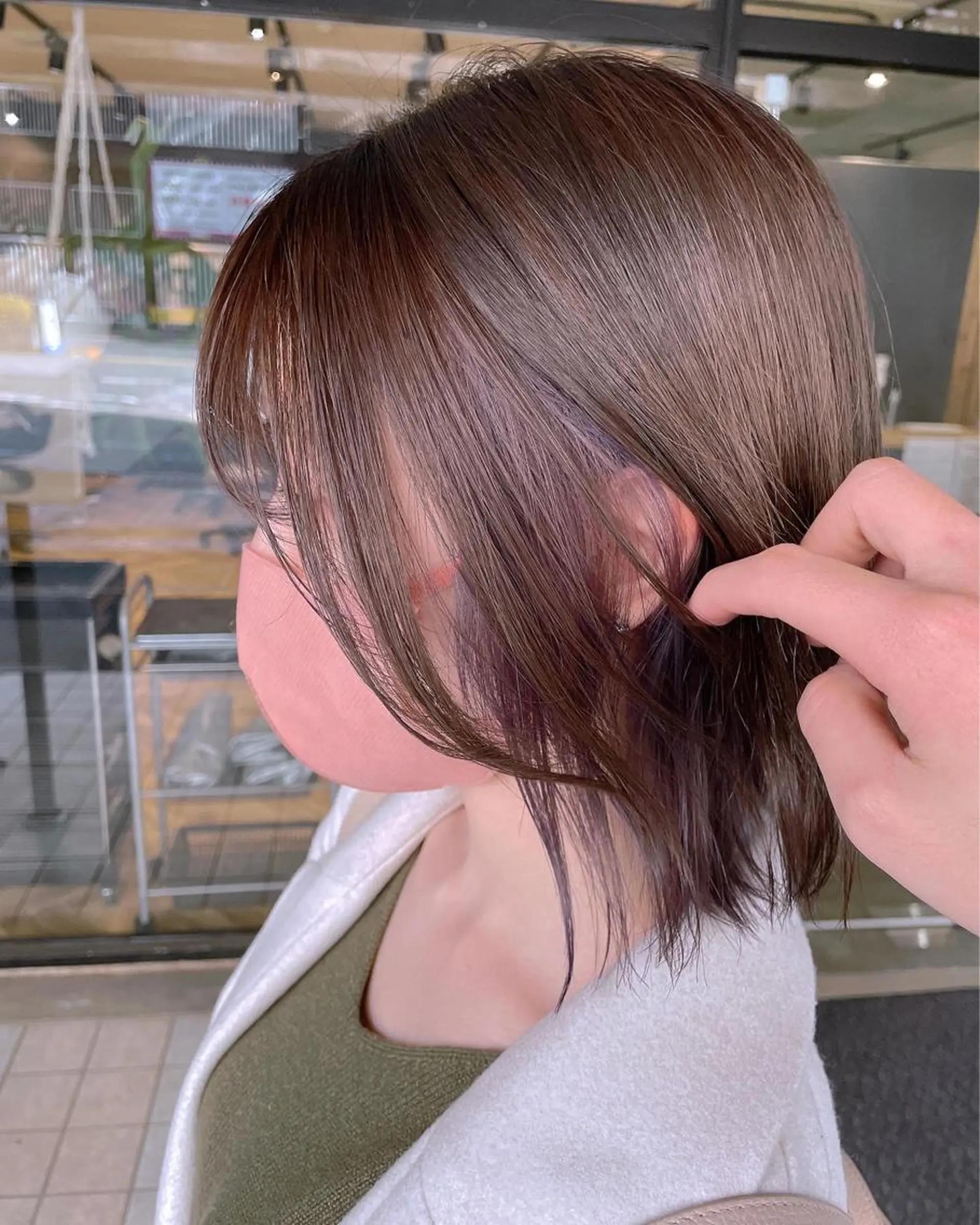 ショート 韓国ヘア/レイヤー 🇰🇷/艶髪/長橋のヘアスタイル