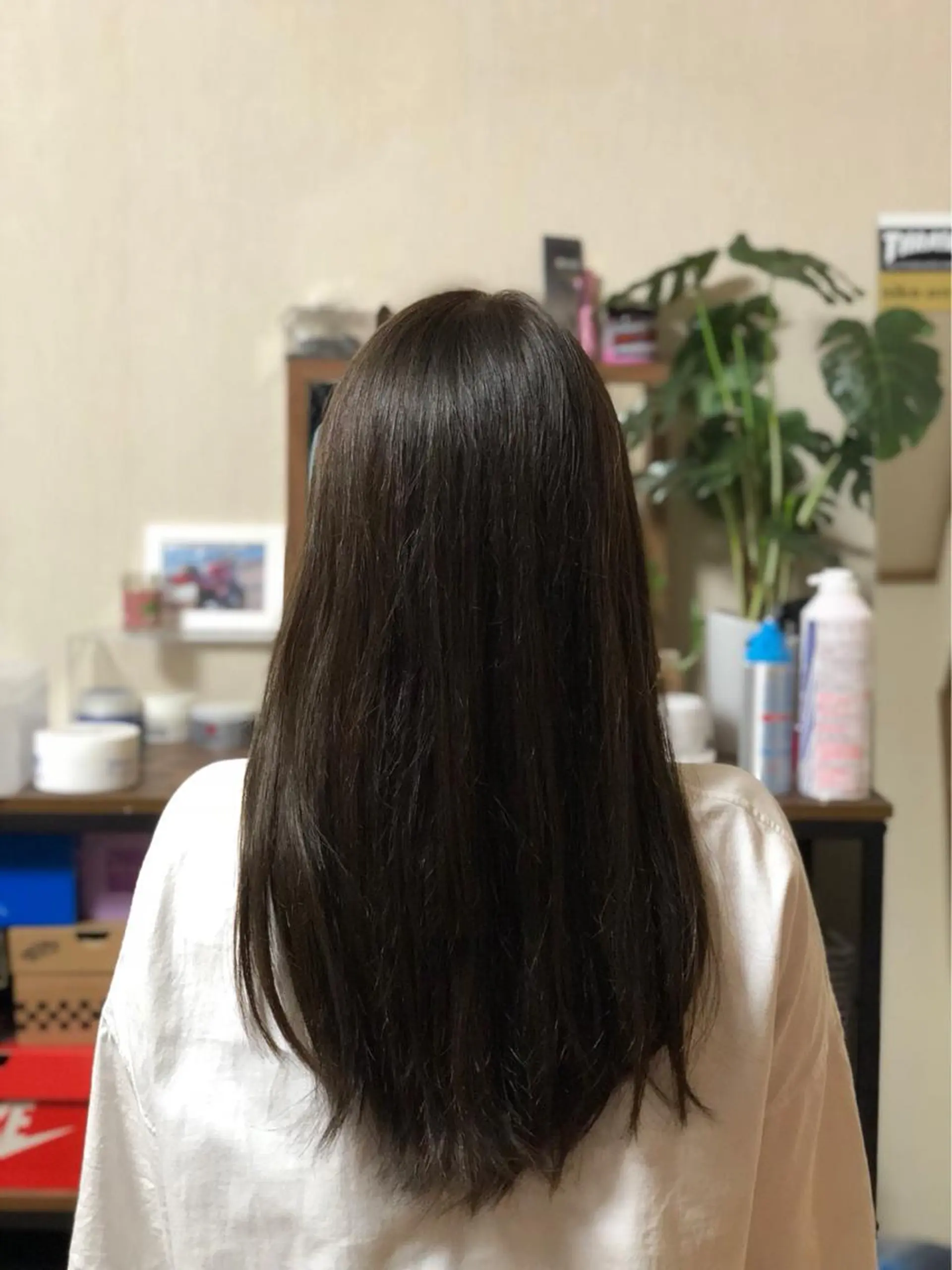 セミロング カラー イルミナカラー 柳澤 和也のヘアスタイル