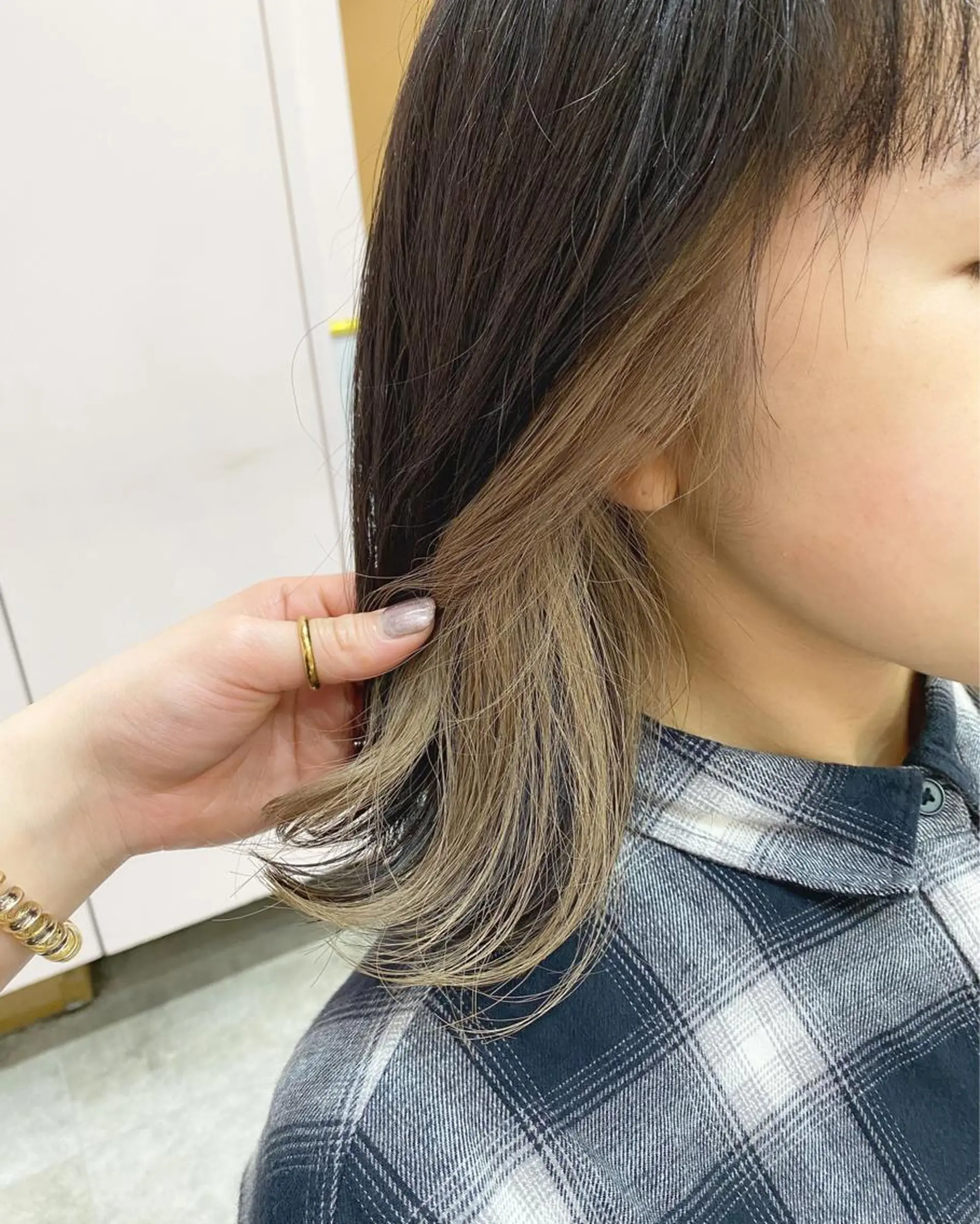 ショート カラー ヘアアレンジ ヘアカラー SALOWIN横浜所属・𓍯韓国style/ 髪質改善𓍯中村和希のヘアスタイル