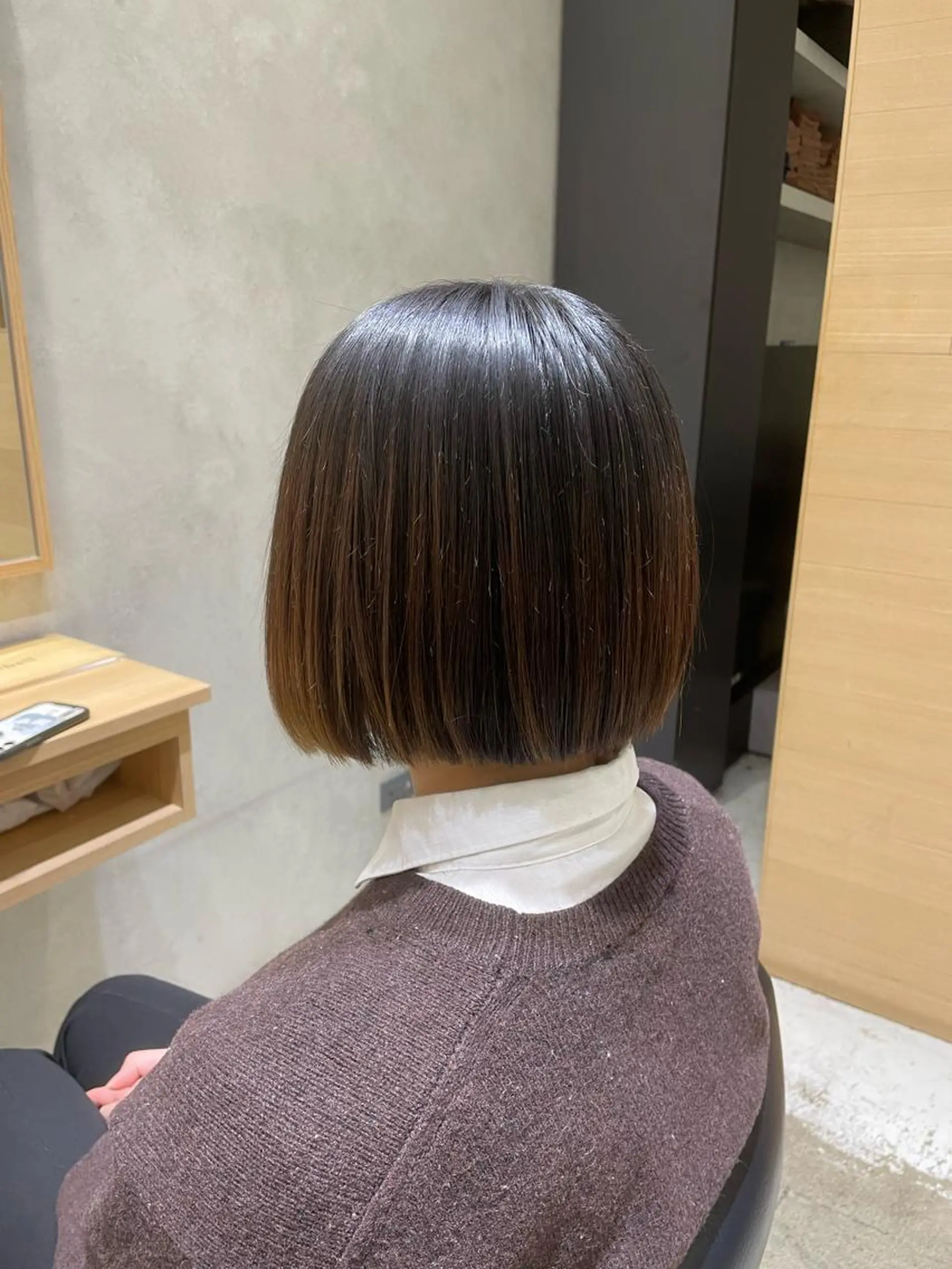 ショート ボブ カット 吉田 宙生のヘアスタイル