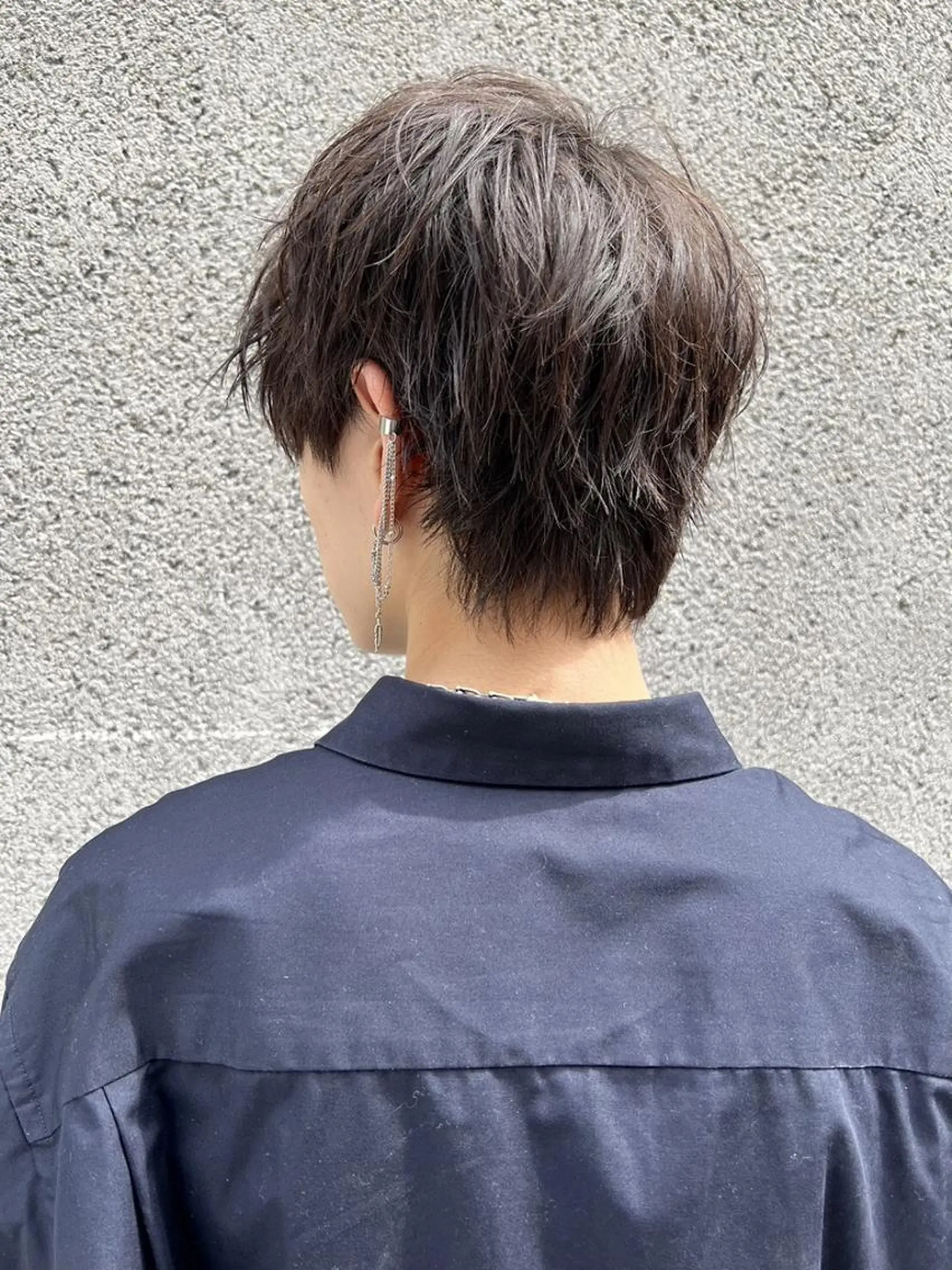 メンズ アイブロウ センターパート/ニュ アンス🔥鎌田嵩矢のヘアスタイル
