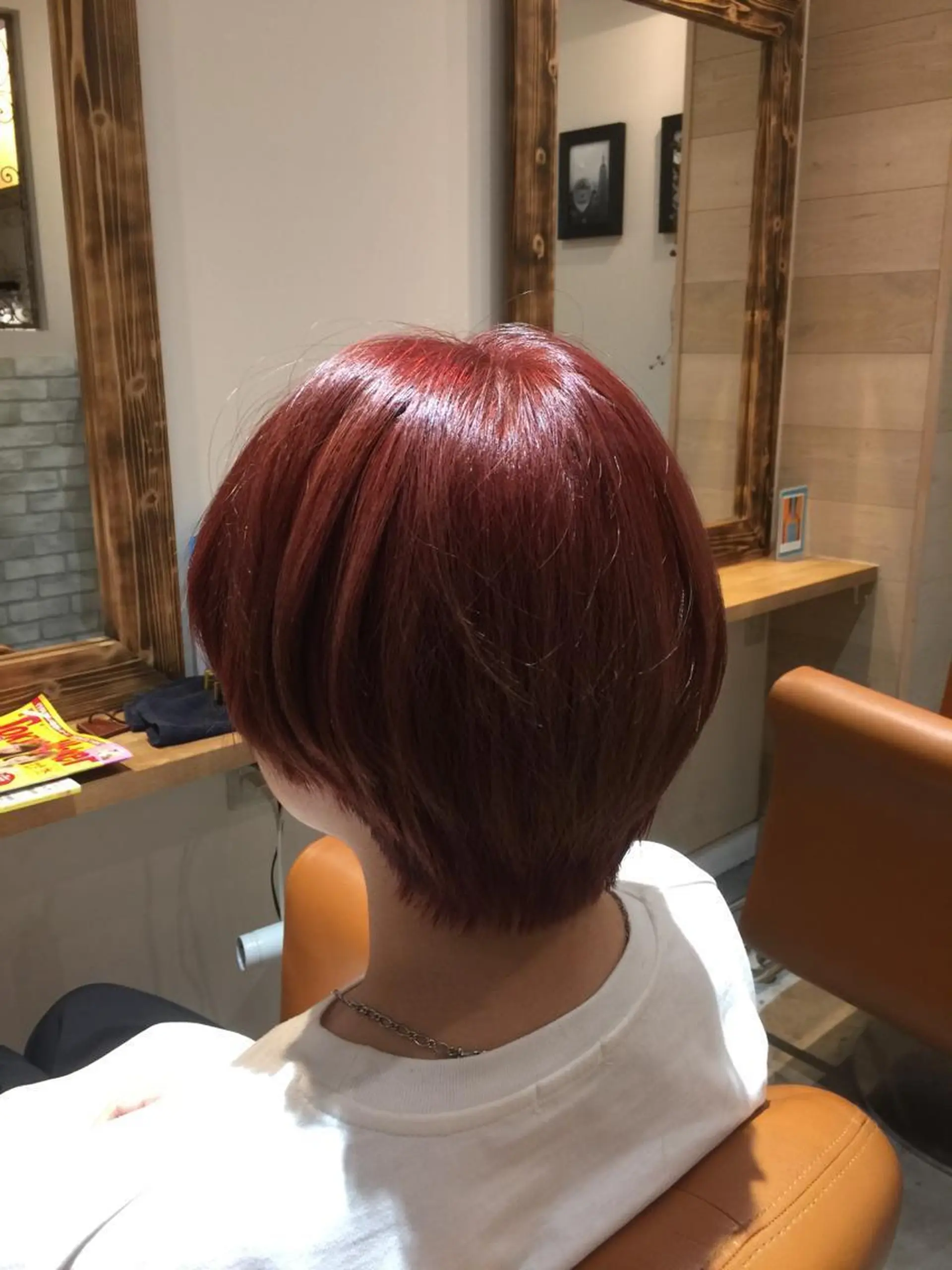 ショート カラー GO TODAY SHAiRE SALON 新宿店所属・艶カラー🦋髪質改善 🫧MINAMIのヘアスタイル