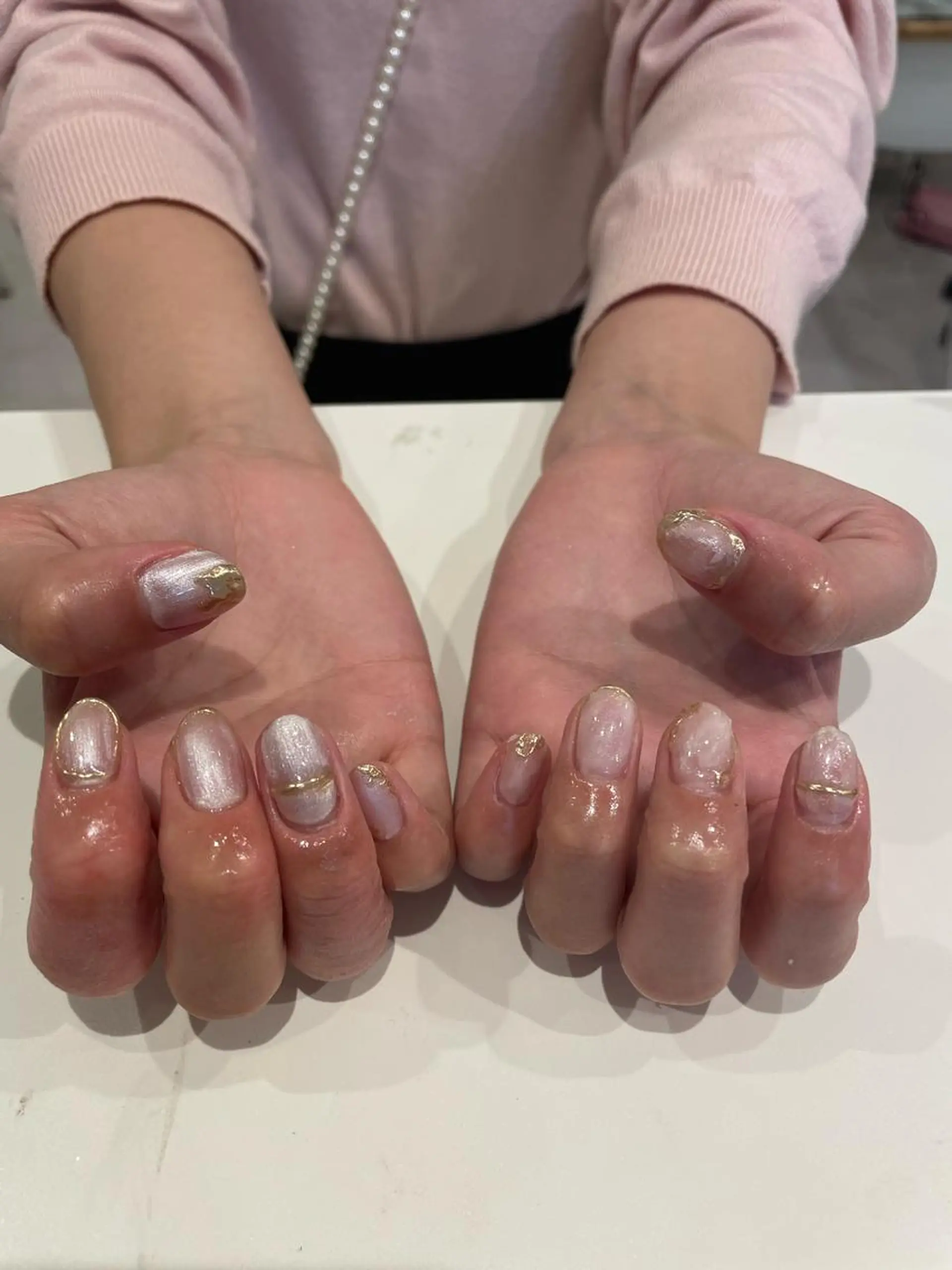 ネイル 束感まつ毛/ネイル/ LED♥KIRARAのマツエク・マツパデザイン