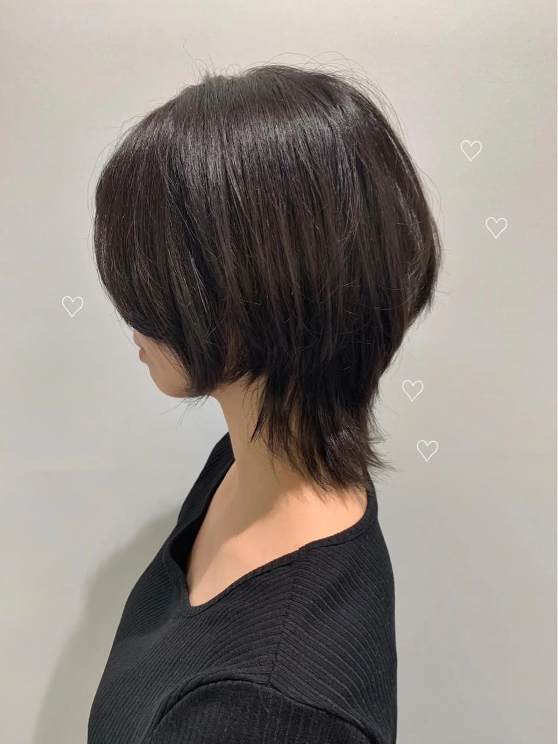 ミディアム ウルフカット Lond fleur 大宮  ロンドフルール所属・石畑結華 Lond店長のヘアスタイル