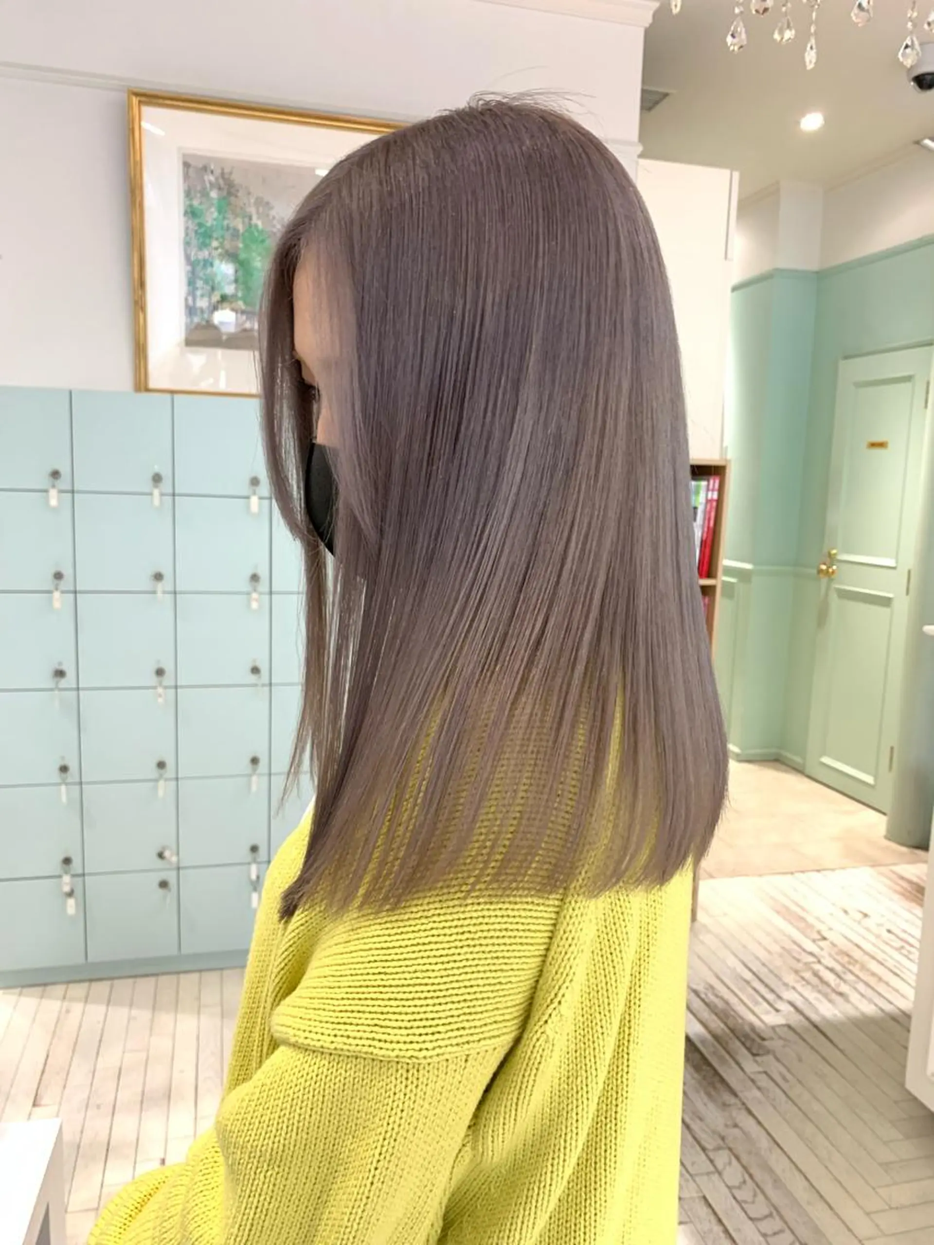 セミロング カラー ヘアアレンジ ヘアカラー トリートメント ヘアセット 🌈インナーカラー ‘ショウマ’🌈のヘアスタイル