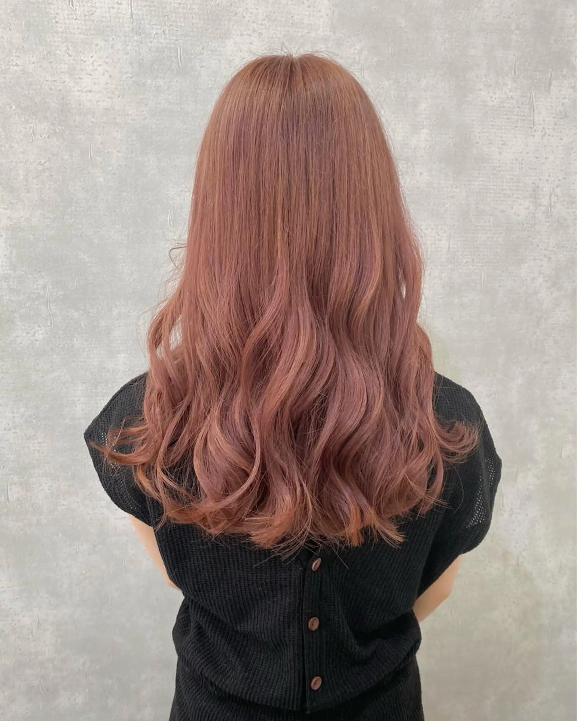 ロング カラー ブリーチ ケアブリーチ ピンクカラー シェアサロン　salowin所属・✨ブリーチなし透明感 カラー🥇ユースケのヘアスタイル