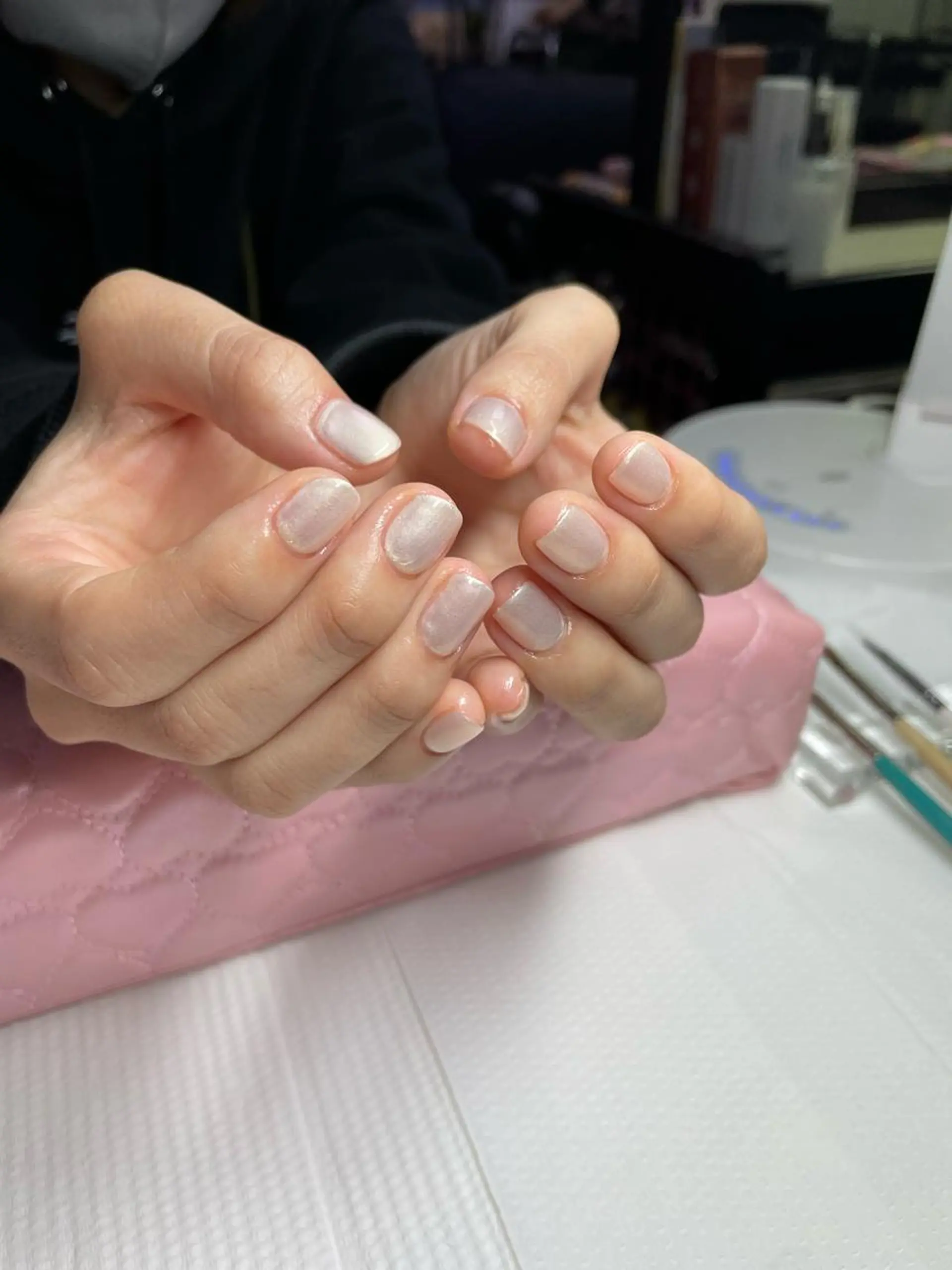 ネイル ハンドネイル ハンドケア 美容室るーじゅ所属・美容室 るーじゅ/しいの木台のマツエク・マツパデザイン