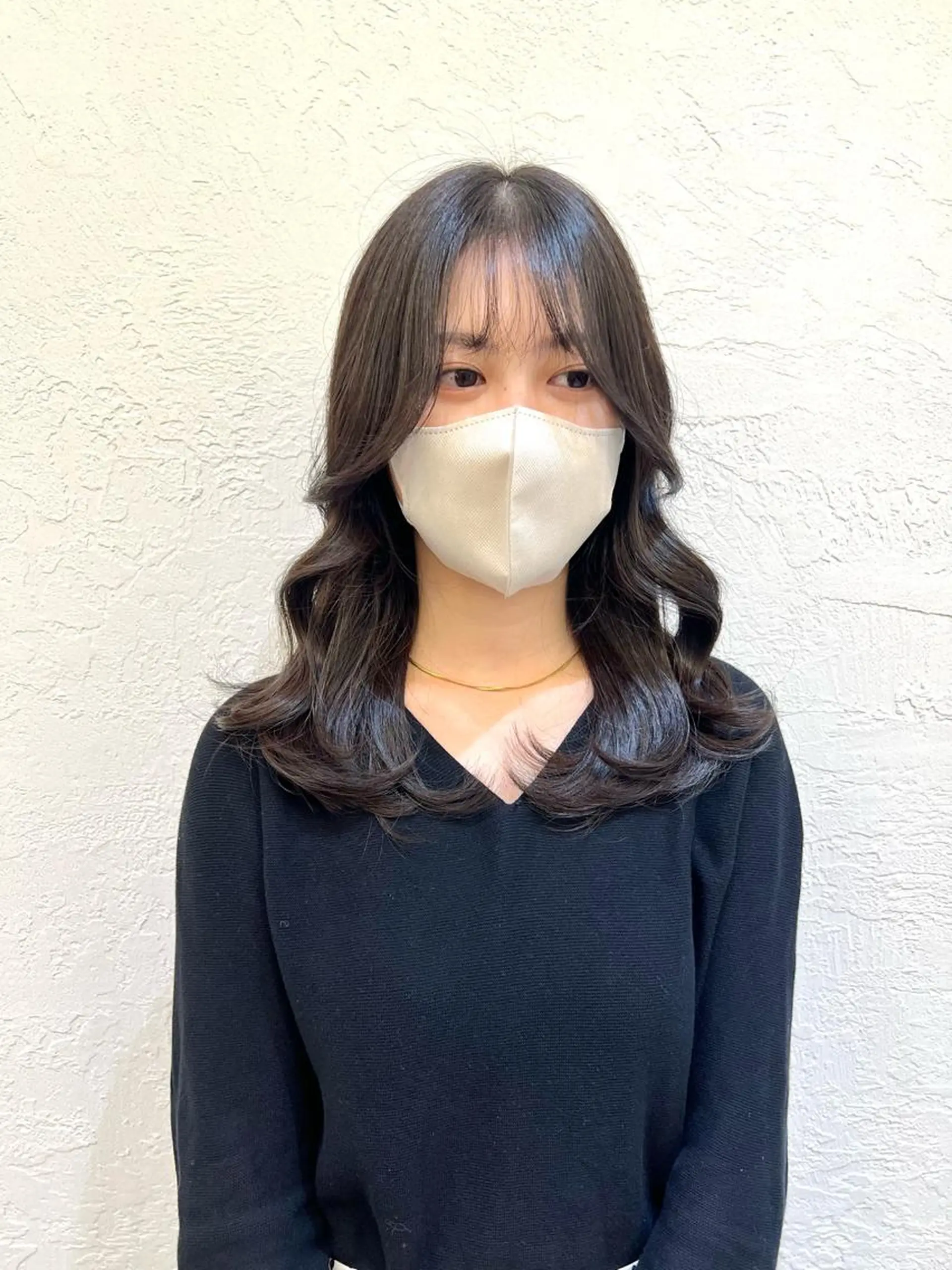 セミロング カラー ヘアアレンジ レイヤー/透明感 🍃鈴木裕介のヘアスタイル