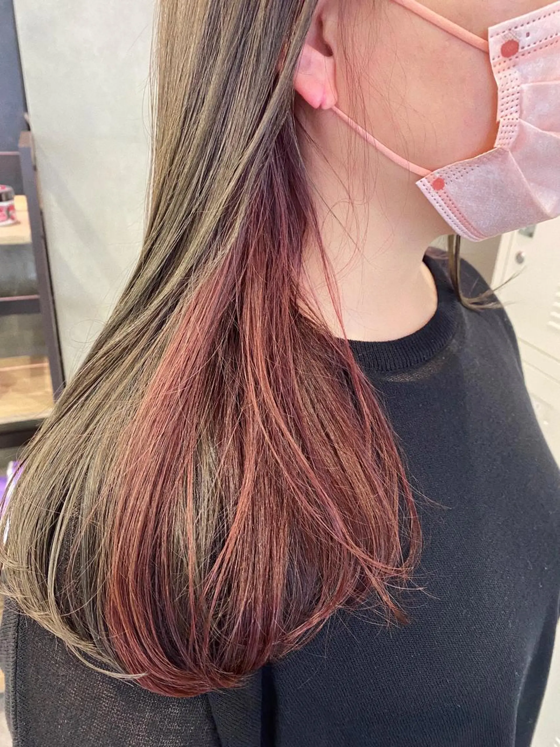 ロング カラー 🕶️佐藤 海李🐏のヘアスタイル