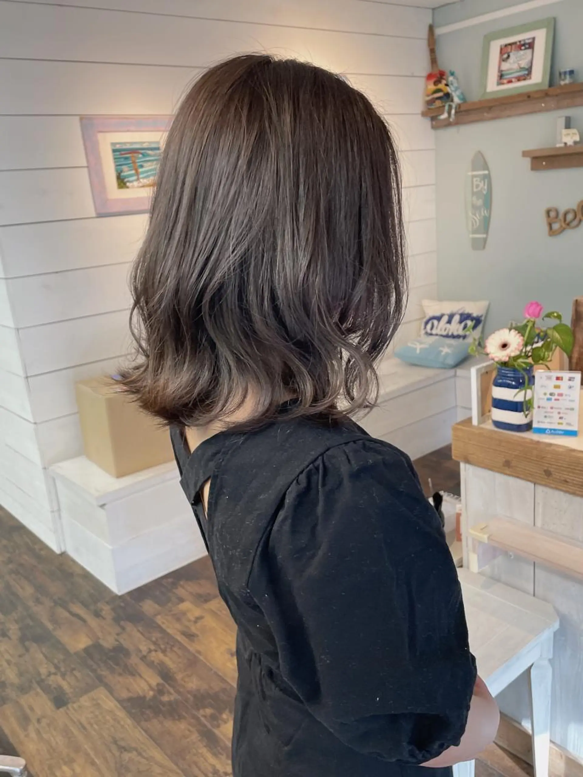 ミディアム salowin 原宿店所属・髪質改善ULTOWA 縮毛矯正モリムラのヘアスタイル