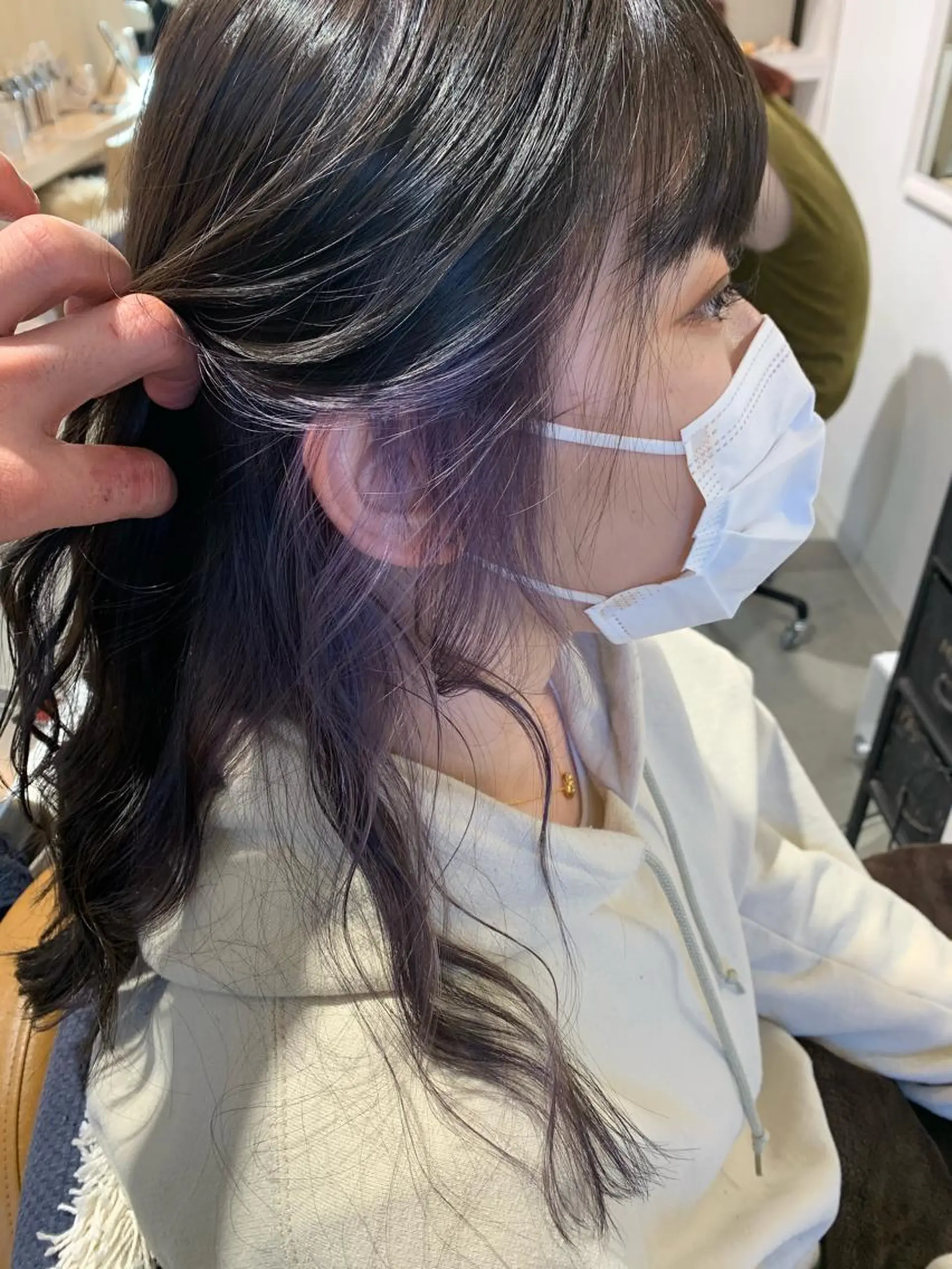 セミロング カラー ヘアアレンジ メンズ メンズハイトーン メンズパーマ セミロングパーマ ハイトーンカラー ボブ カット ヘアカラー Sia中野新橋 『JUNYA』のヘアスタイル