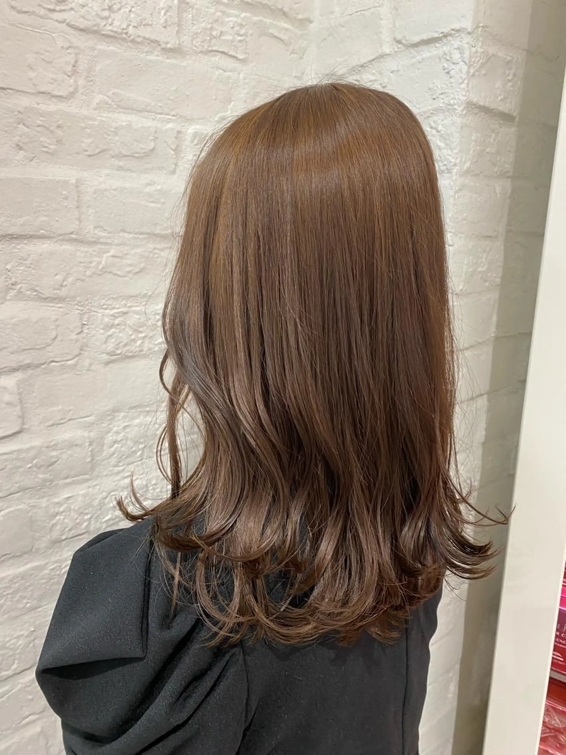 ロング カット ヘアカラー 森部 杏菜のヘアスタイル