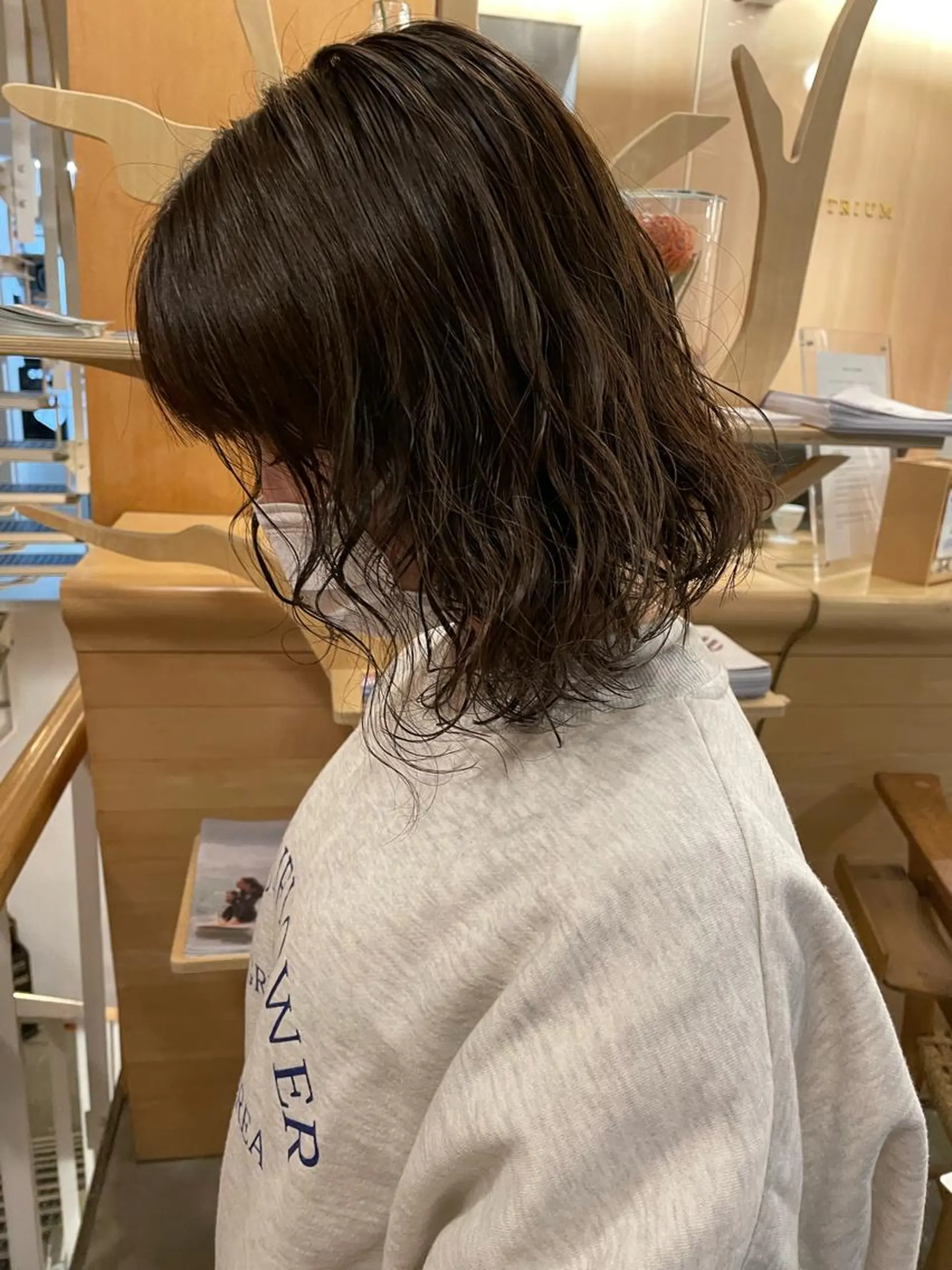 ミディアム パーマ ミディアムパーマ 🍊mai🍊 似合わせカットのヘアスタイル
